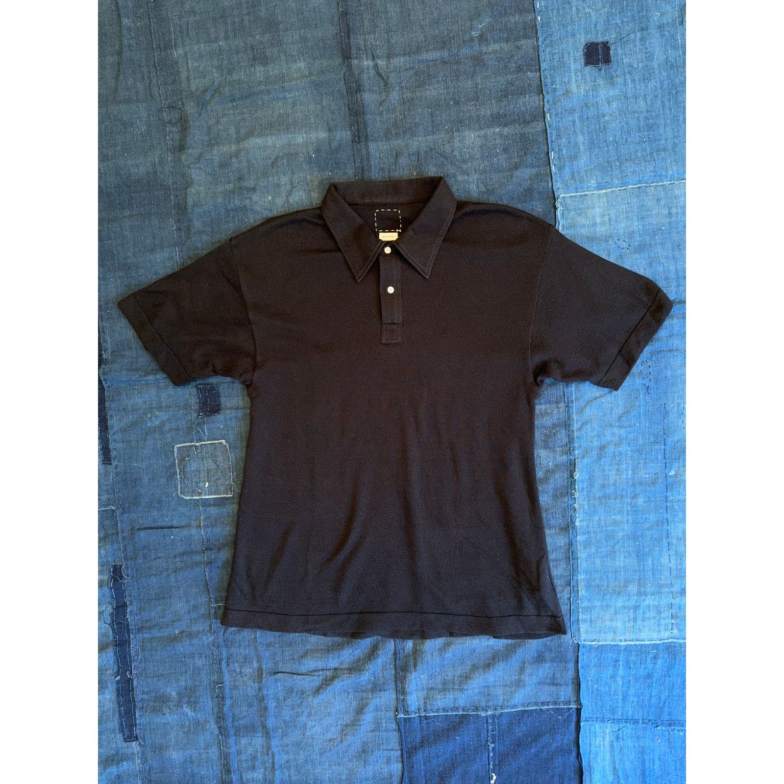 Visvim $960 Visvim POLO SHIRT KNIT S/S (SIC) - 4 - Black Size US XL / EU 56 / 4 - 1 Thumbnail
