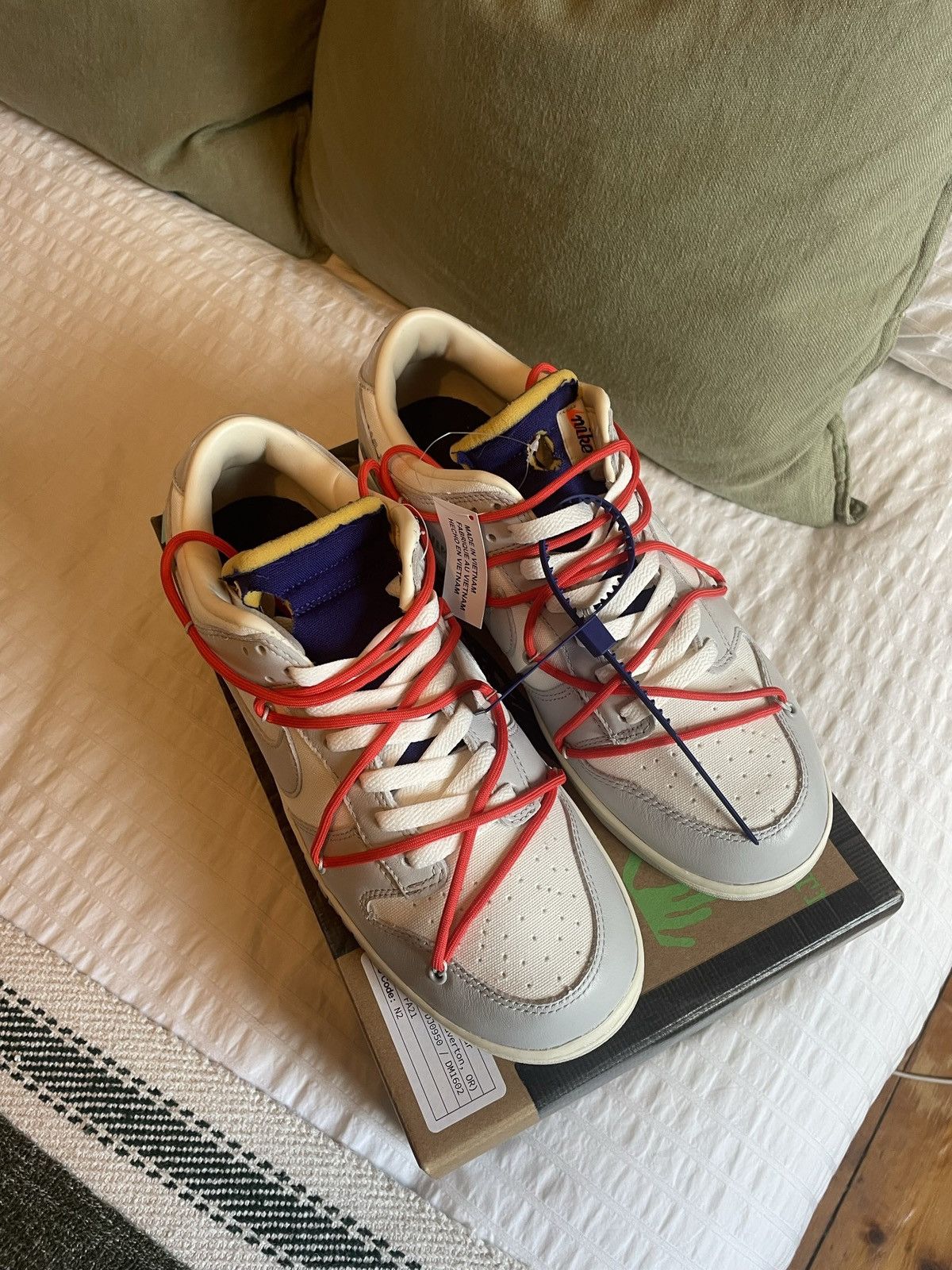 Nike × Off-White Nike x Off-White Dunk Low, Lot 23, UK10.5 / US11.5 Size US 11.5 / EU 44-45 - 5 Thumbnail