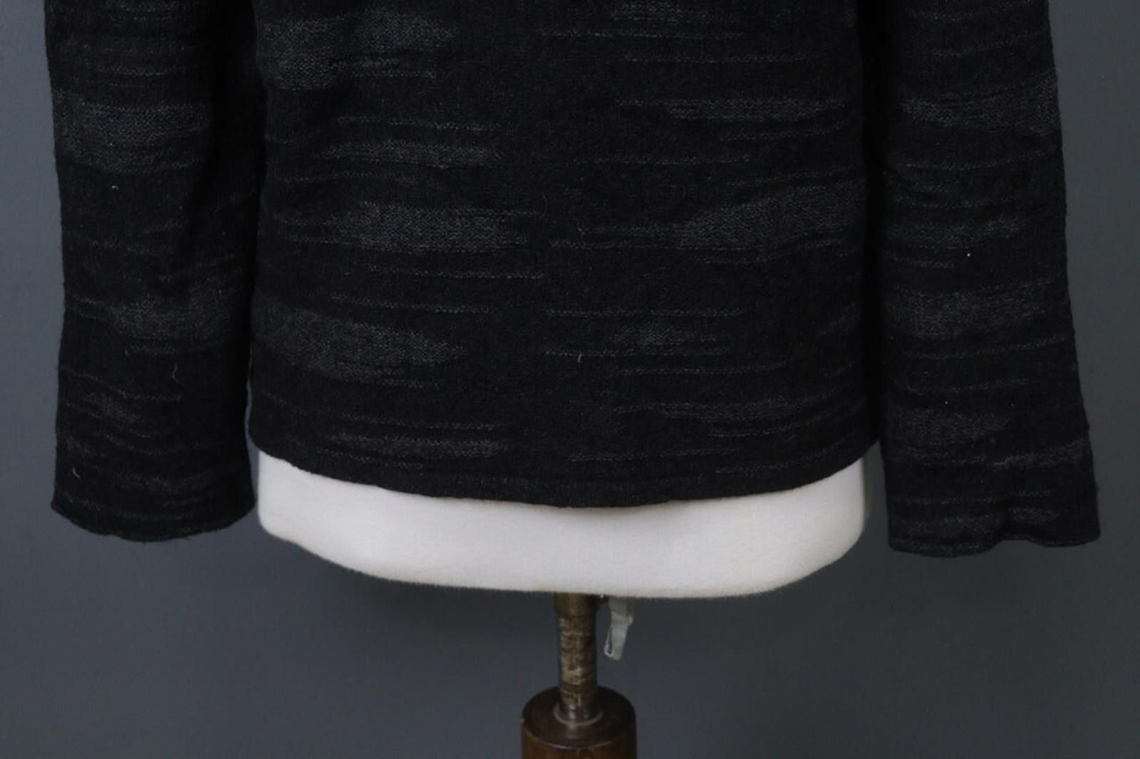 Transit Transit Black Knitted Crew Neck Stretchable Pullover Sweater Size M / US 6-8 / IT 42-44 - 11 Thumbnail