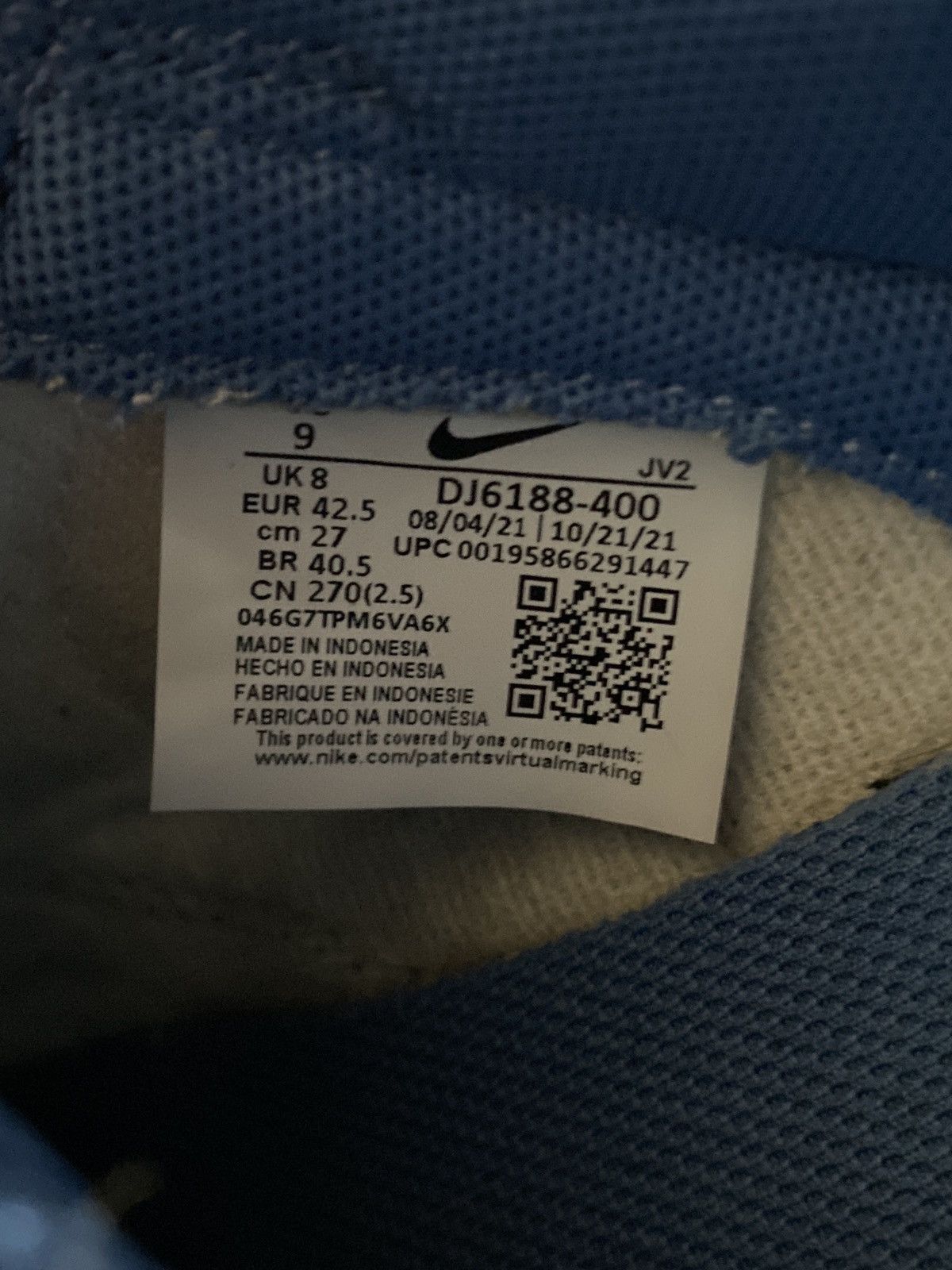 Nike Nike Dunk Low "Dark Marina Blue” Size US 9 / EU 42 - 7 Thumbnail