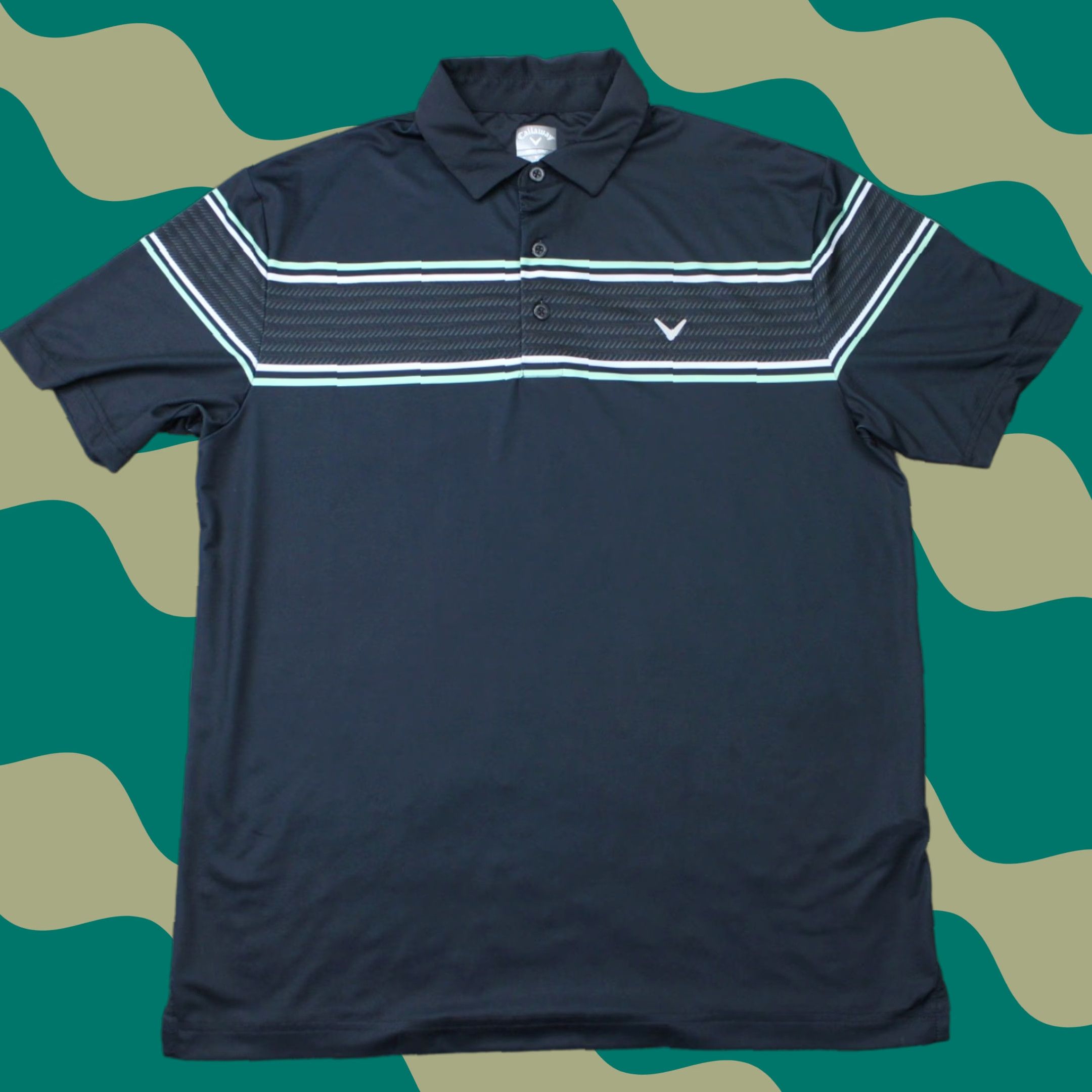 Callaway Callaway Polo Shirt Men M Blue Opti-Dri Golf Polyester Stretch Short Sleeve Polo Size US M / EU 48-50 / 2 - 1 Thumbnail