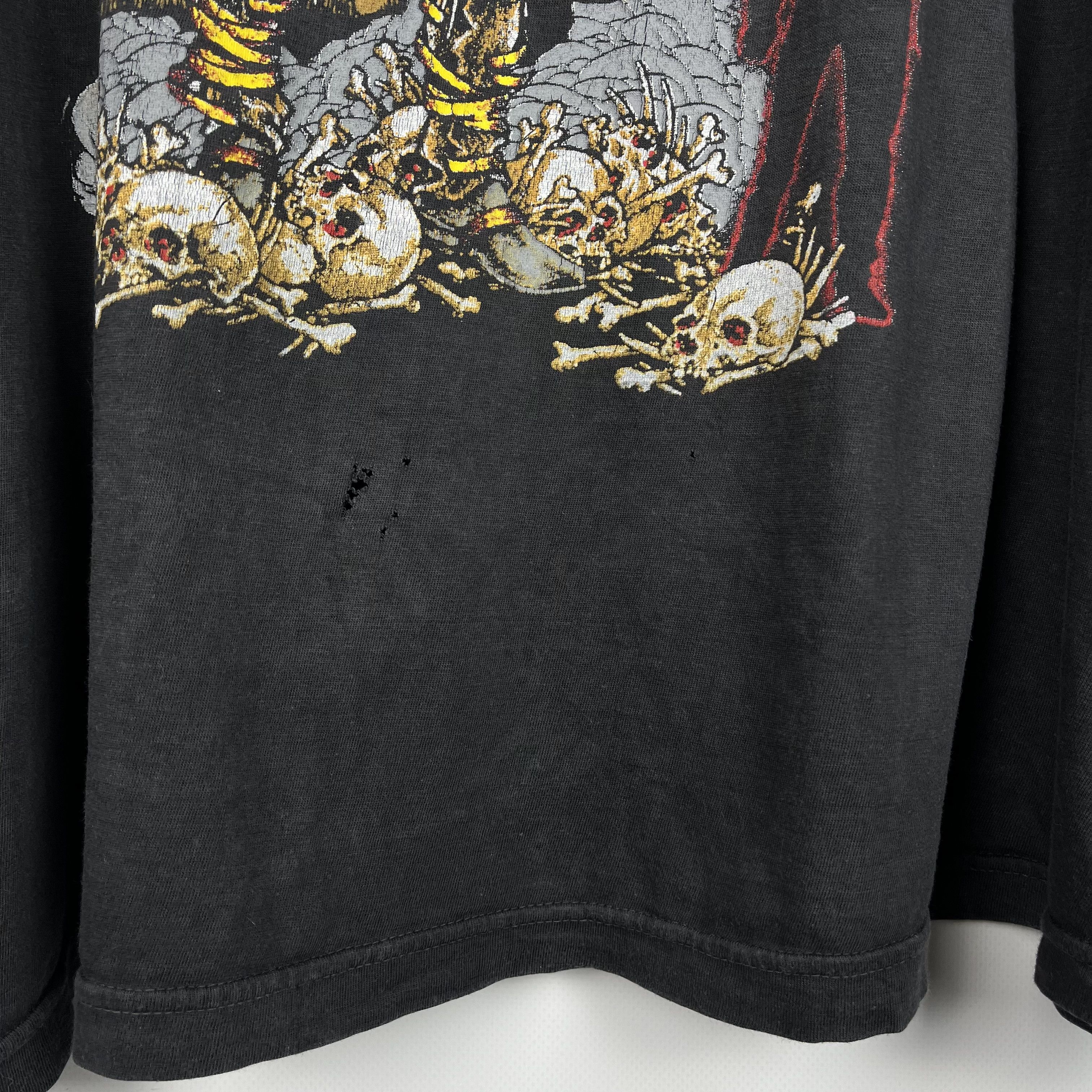 Band Tees Vintage Metallica Pushead Unforgiven Rock Band T Shirt 1993 Size US XL / EU 56 / 4 - 11 Thumbnail