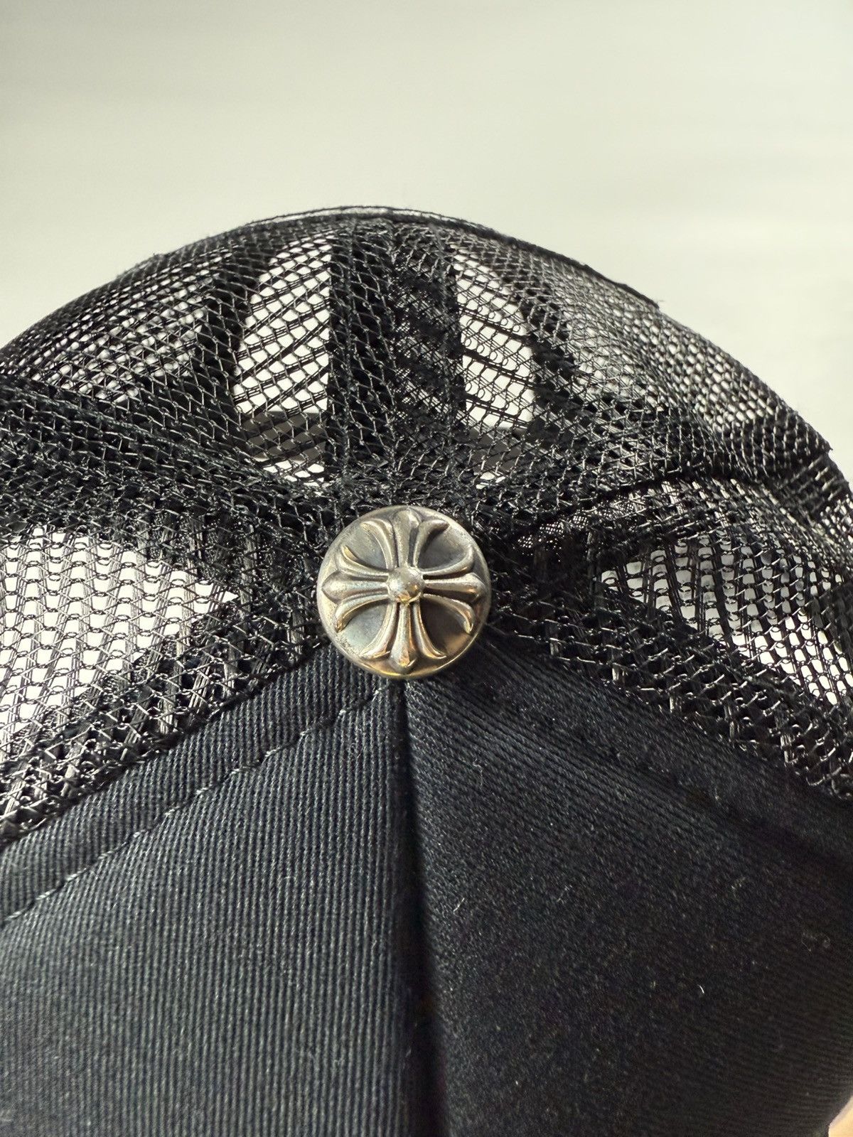 Chrome Hearts 🔥Chrome Hearts Black Orange Triple Cross Patches Hat🔥 Size ONE SIZE - 8 Thumbnail