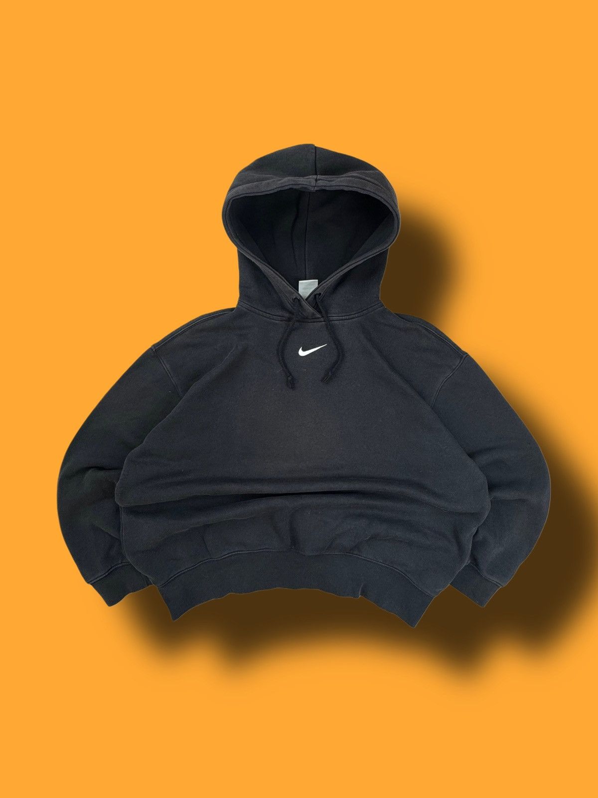 Nike × Vintage NIKE VINTAGE CENTER LOGO OVERSIZE BOXY HOODIE Size US S / EU 44-46 / 1 - 1 Thumbnail