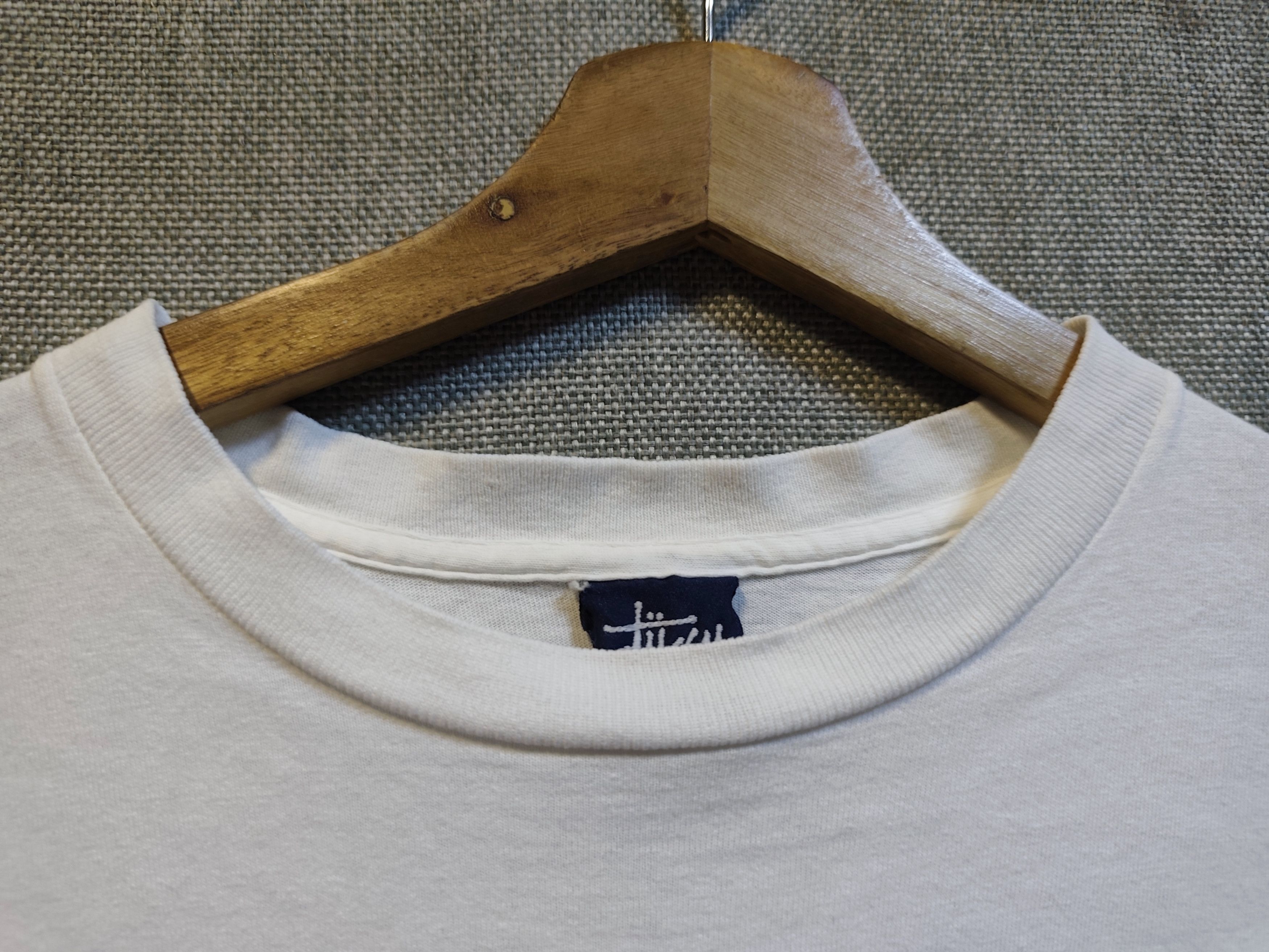 Stussy Vintage 90s Stussy Floral Logo T-Shirt Single Stitch Size US M / EU 48-50 / 2 - 7 Thumbnail