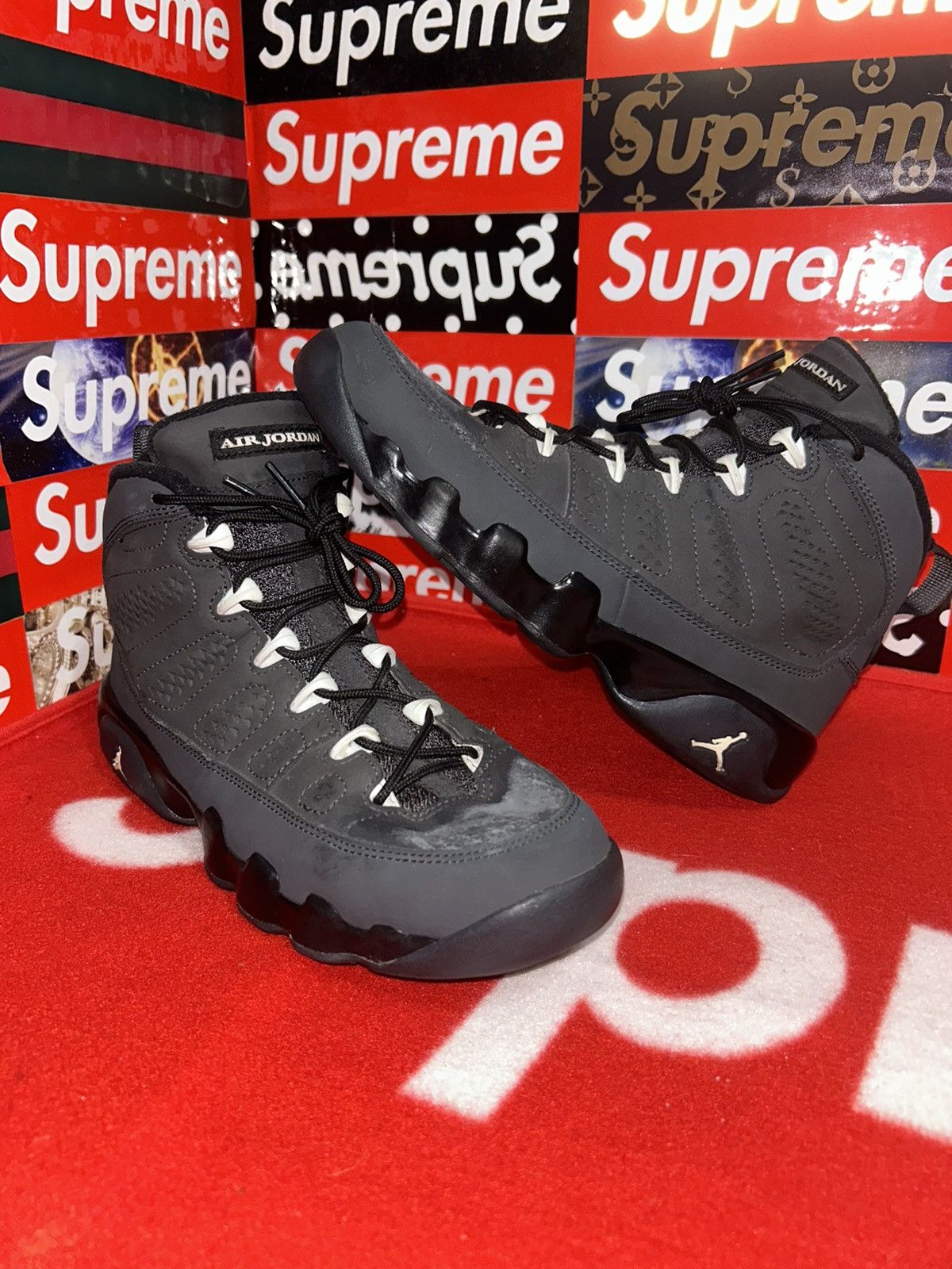 Jordan Brand Nike Jordan 9 Retro Anthracite 9 (GS) 302359-013 size 5.5y Size US 5.5 / EU 38 - 1 Thumbnail