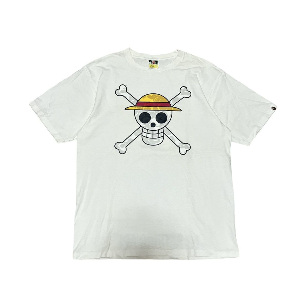 Bape × One Piece Bape x One piece Monkey D Luffy T shirt Size US XL / EU 56 / 4 - 1 Thumbnail