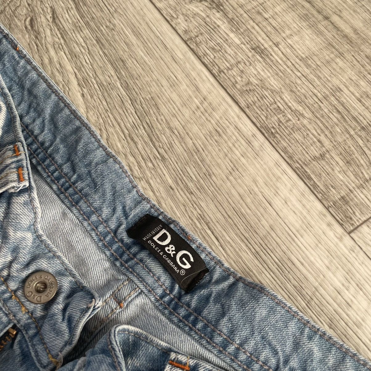 Dolce & Gabbana × Vintage Vintage D&G Dolce Gabbana shorts denim jeans big logo beach Size 30" / US 8 / IT 44 - 4 Thumbnail