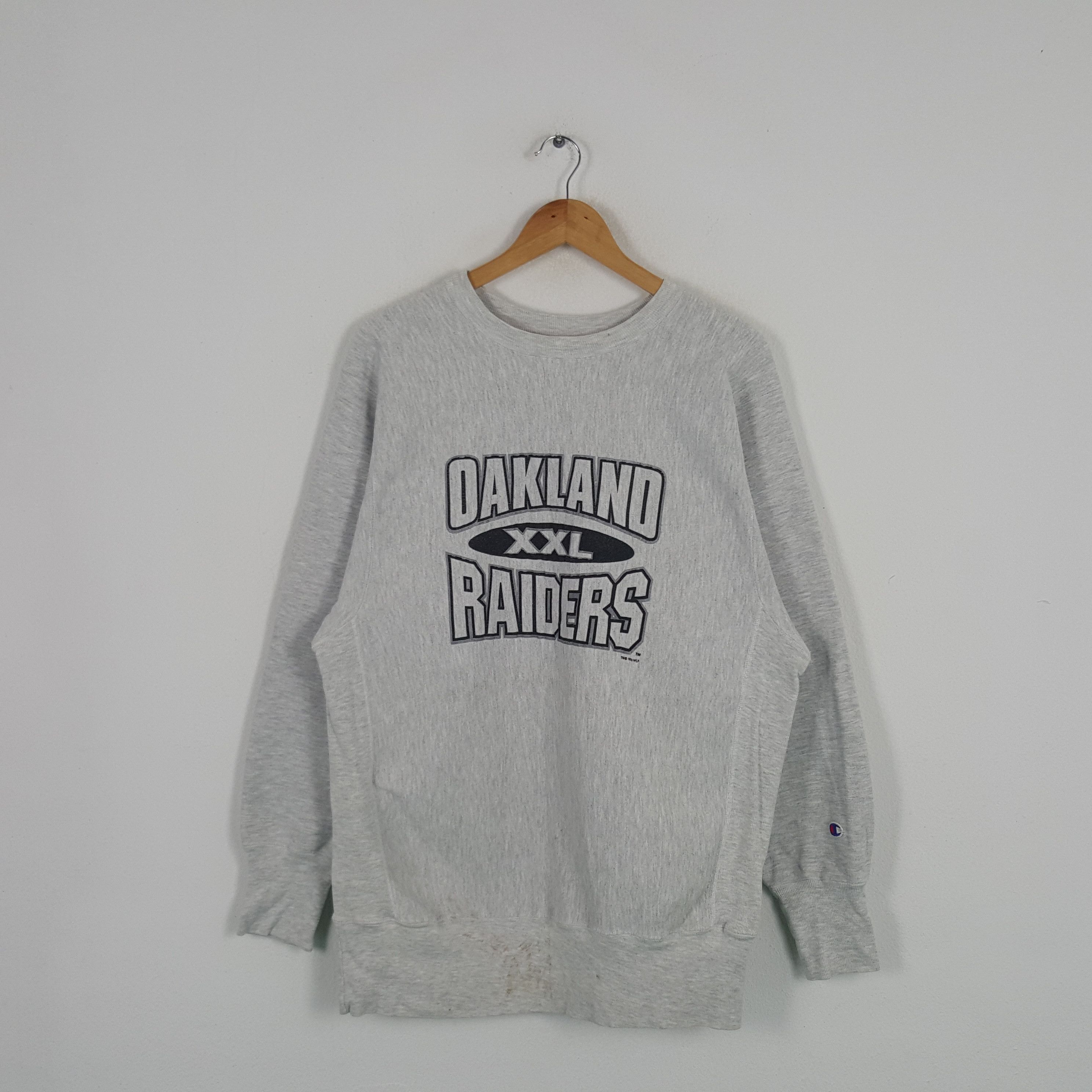 Champion × NFL × Vintage Vintage Oakland XXL Raiders American NFL Champion Sweatshirt Size US L / EU 52-54 / 3 - 1 Thumbnail