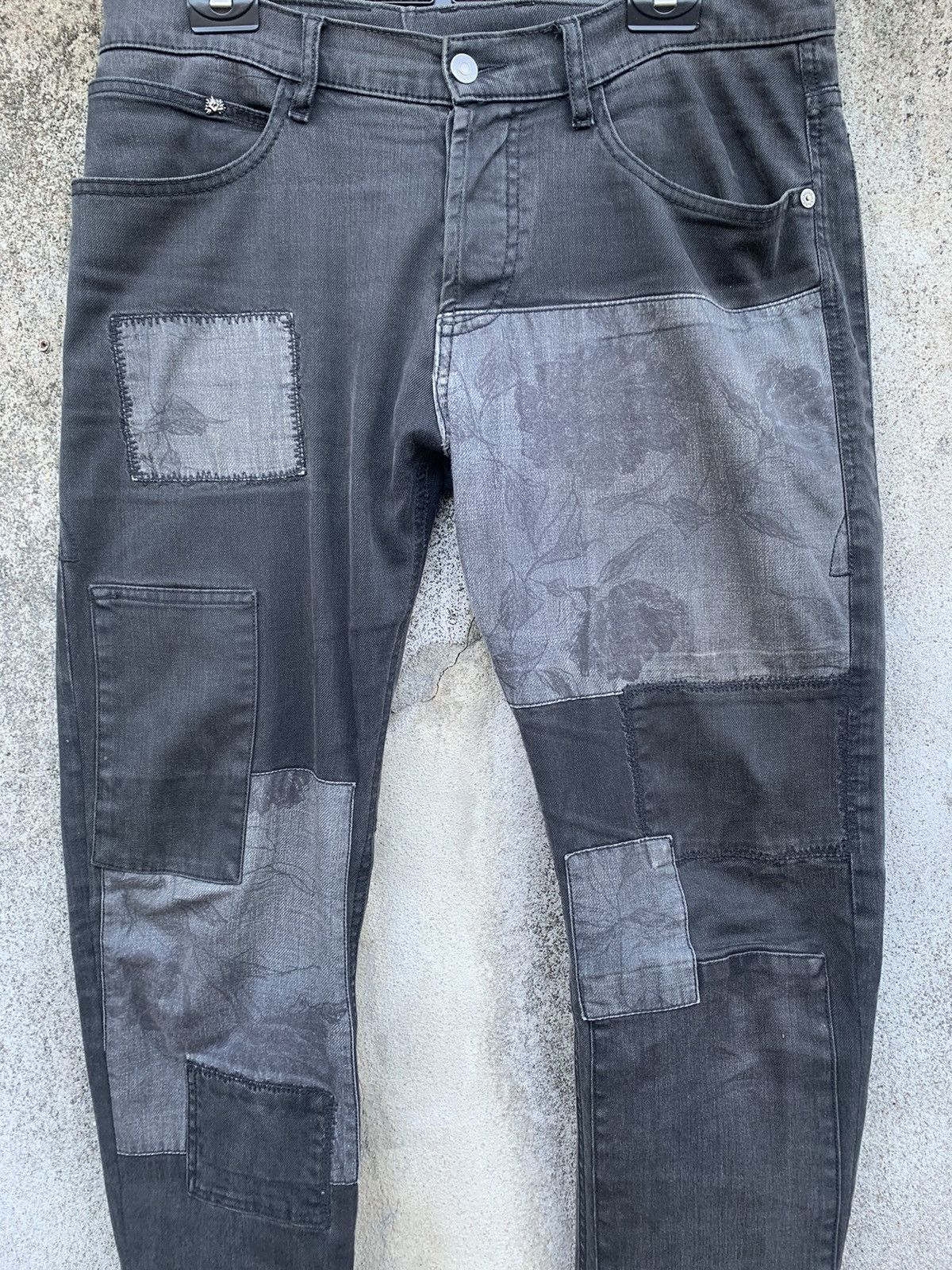 Designer × Japanese Brand × Kenzo Kenzo Patchwork Denim Nice Design Size US 33 - 2 Thumbnail