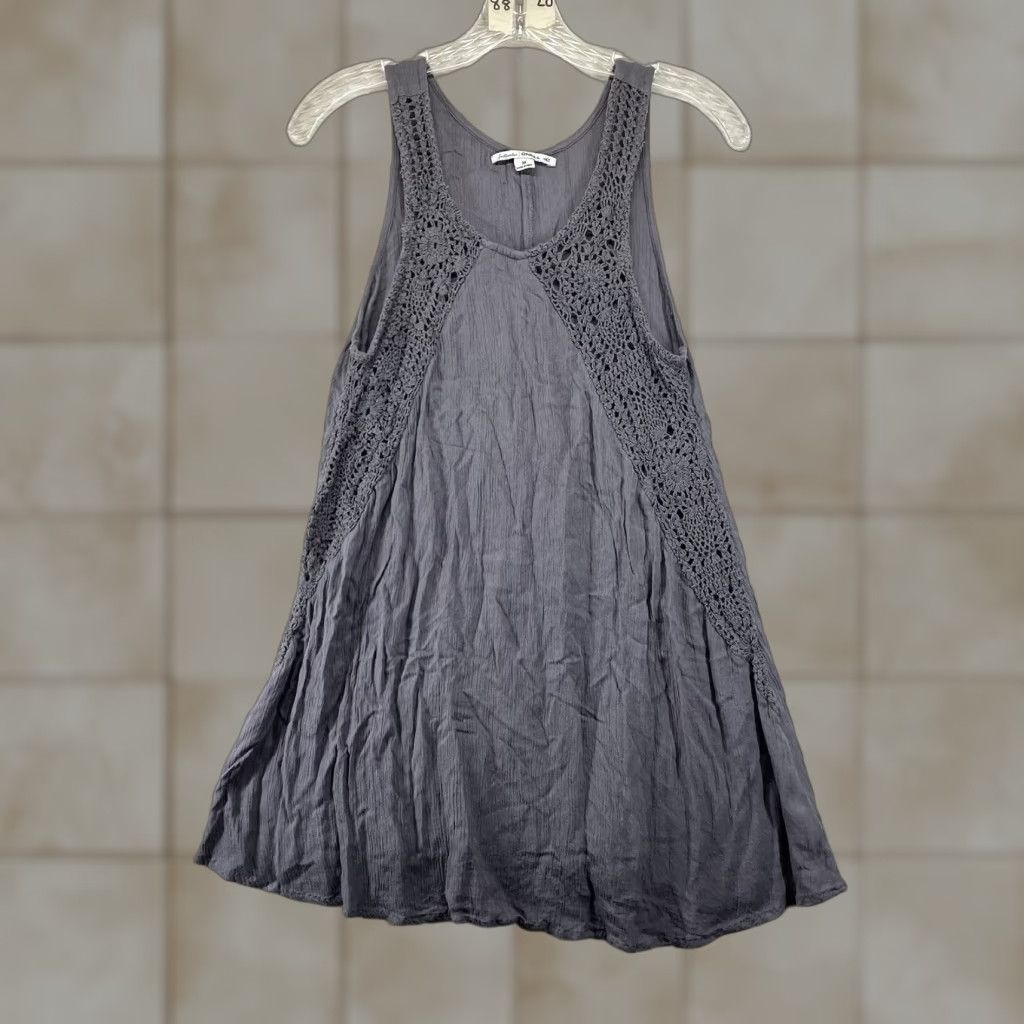 O'Neill VINTAGE O'NEILL Women’s Saltwater Cover Up Mini Dress Medium Gray Swimsuit Beach Vacation Pool Party Size M / US 6-8 / IT 42-44 - 1 Thumbnail