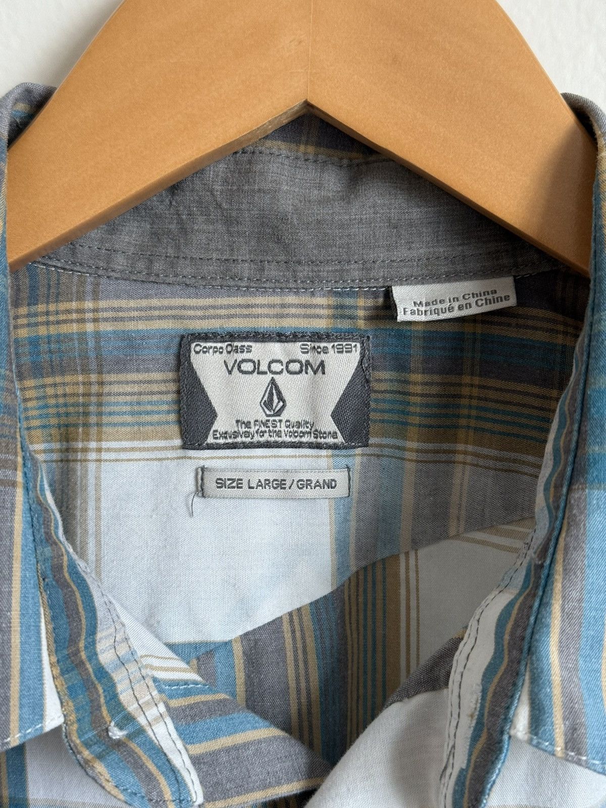 Volcom Volcom Corpo Class Casual Skater Plaid Button-Up Shirt Size US L / EU 52-54 / 3 - 5 Thumbnail