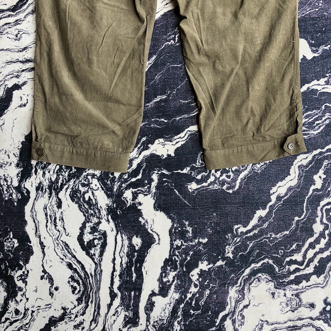 Ne-Net Né-net Sherpa Back Pocket Wide Cropped Trousers Size US 33 - 3 Thumbnail