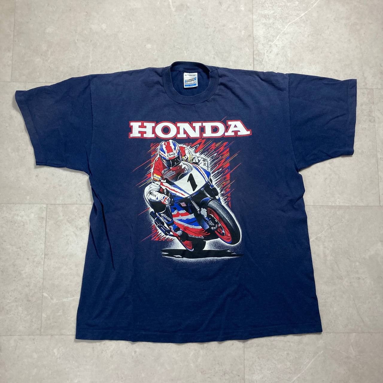Honda Vintage Honda Motorsport Racing Screen Stars Tee Size US XL / EU 56 / 4 - 1 Thumbnail