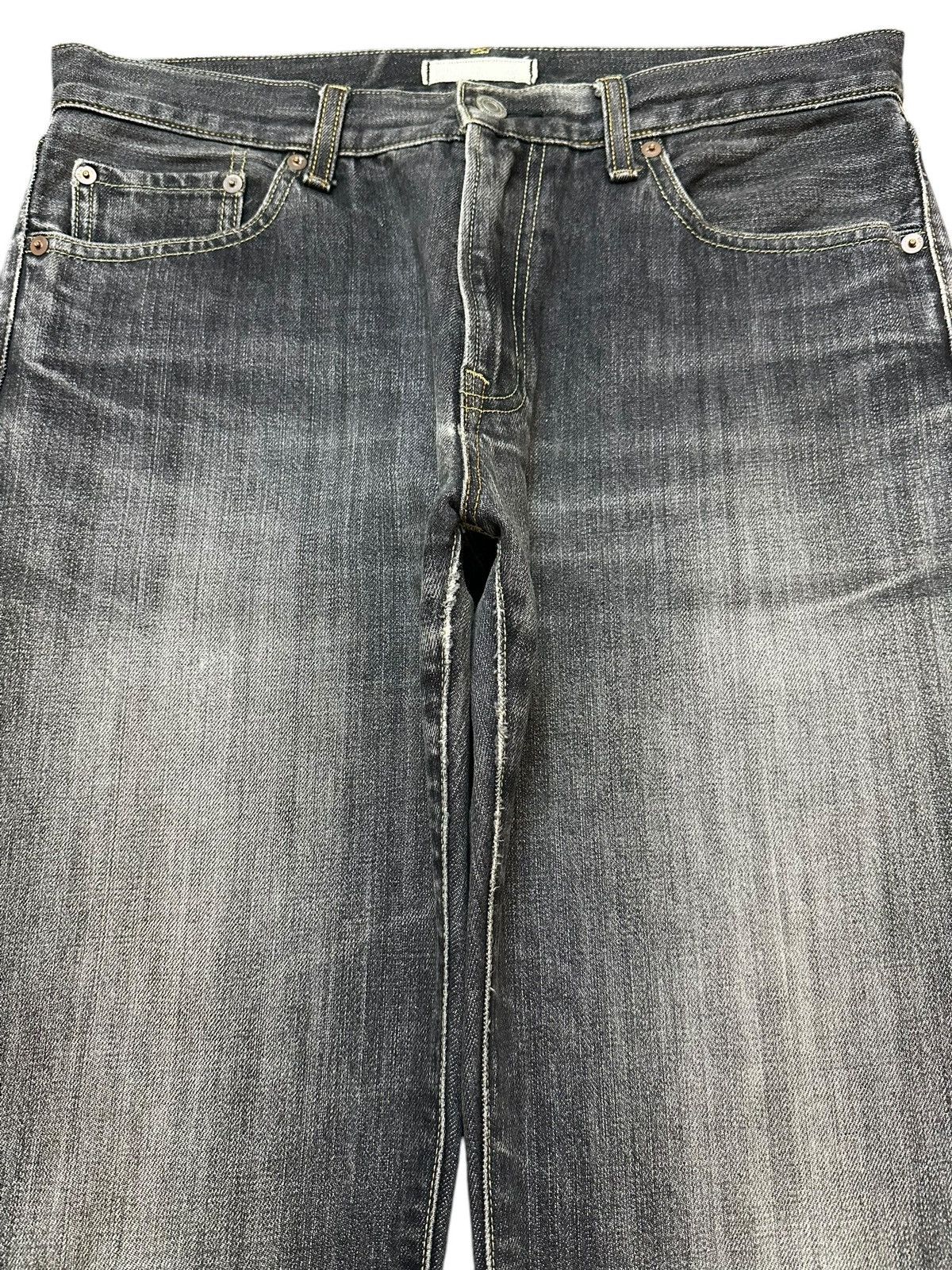 Uniqlo Vintage Japanese Uniqlo Faded Wash Style Baggy Jeans Size US 32 / EU 48 - 3 Thumbnail