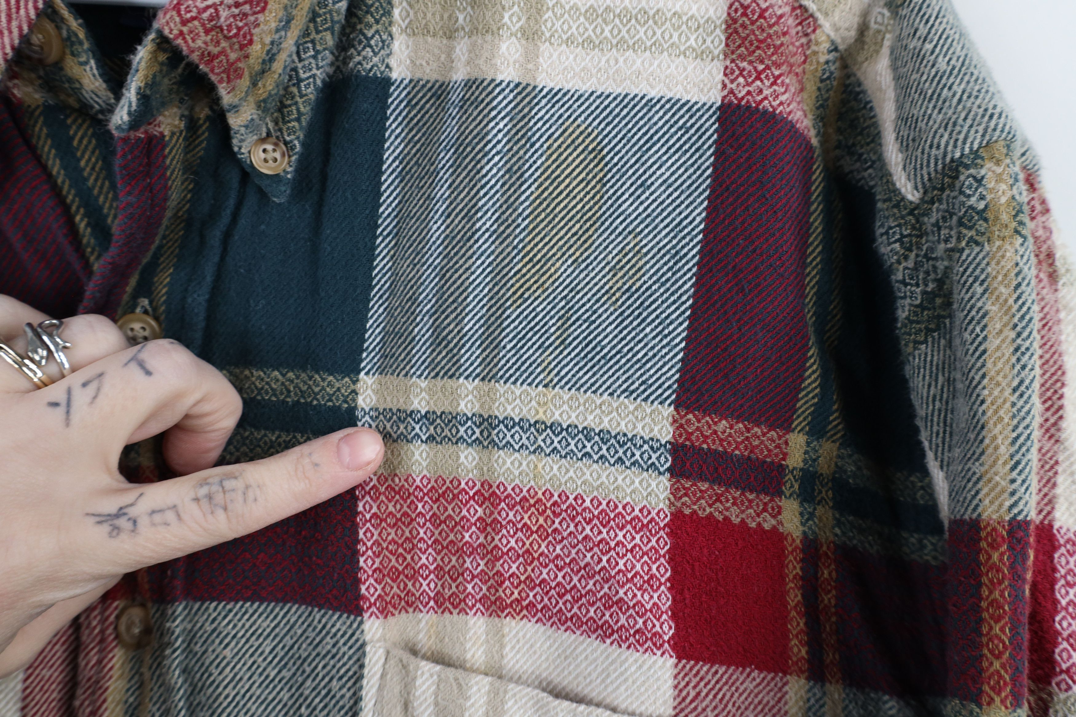 Vintage Vintage 90s Streetwear Checkered Flannel Button Down Shirt Size US M / EU 48-50 / 2 - 4 Thumbnail