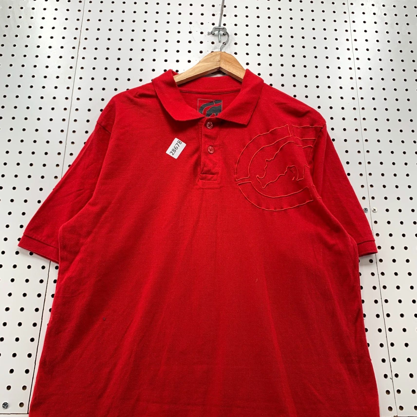 Ecko Unltd. VINTAGE ECKO UNLTD Polo Shirt Red RHINO Mens Large Short Sleeve 23x33.5 Size US L / EU 52-54 / 3 - 7 Thumbnail