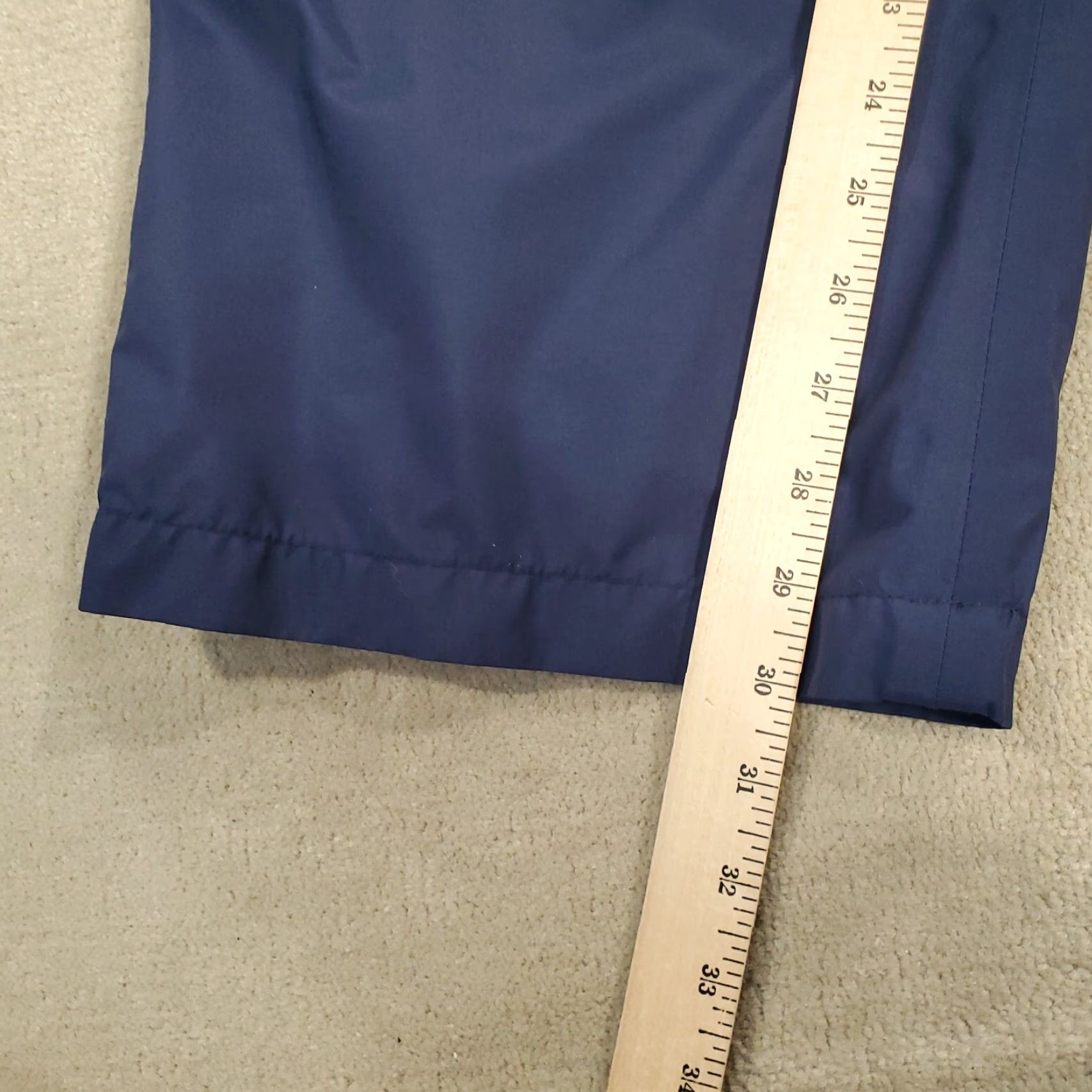 Vintage Cabela's Pants Mens Medium Blue Gore Tex Windbreaker Hiking Outdoors Fishing Windbreaker Pockets Logo Lightweight Inseam 30 Straight Regular Size US 31 - 5 Thumbnail