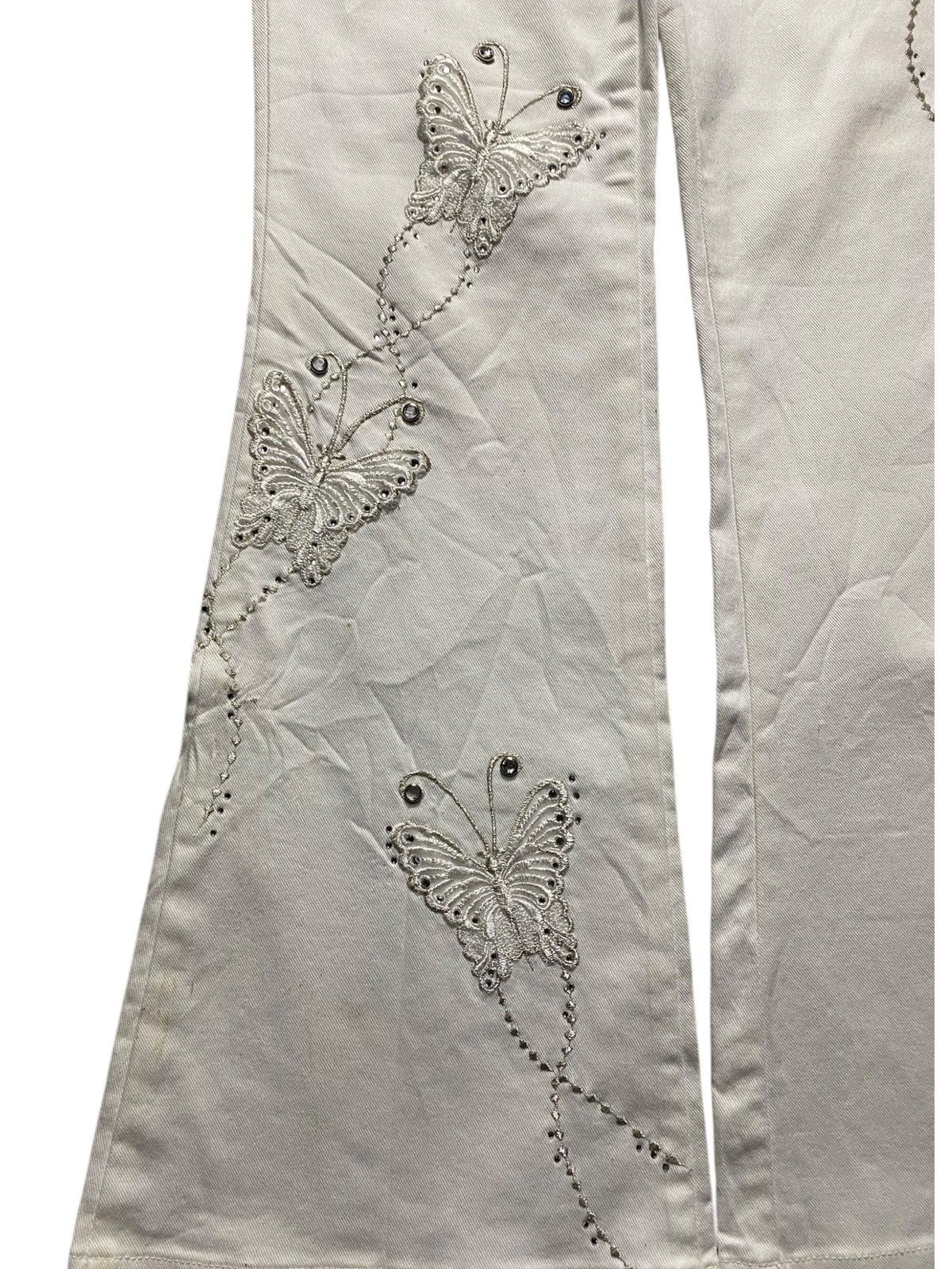 Japanese Brand Vintage Japanese Brand Tantra Embroidery Flare Jeans Size 28" / US 6 / IT 42 - 10 Thumbnail