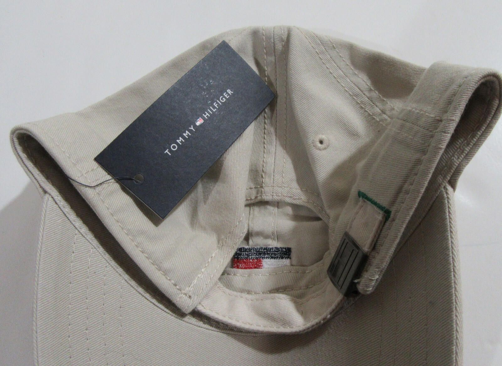 Tommy Hilfiger Tommy Hilfiger Mens Baseball Cap Logo Beige Adjustable Size ONE SIZE - 3 Thumbnail