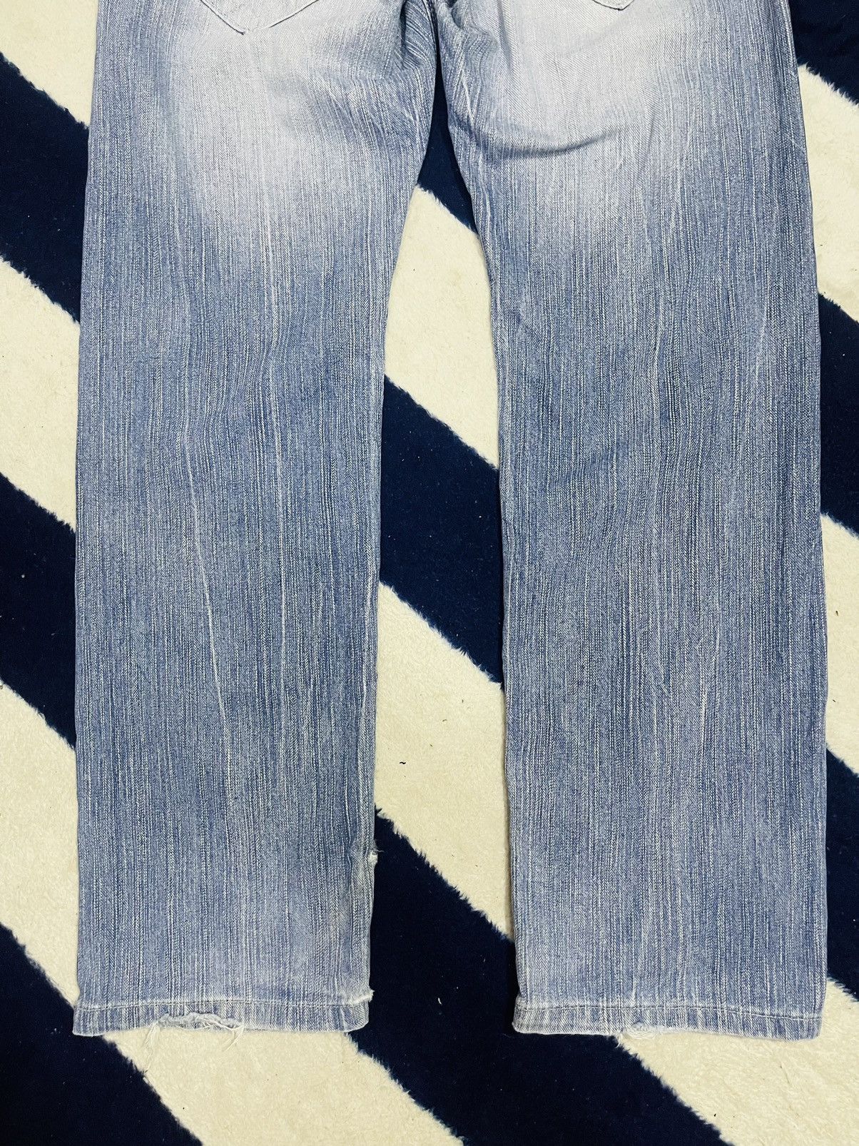 Edwin × Japanese Brand Edwin Distressed Jeans (16) Size US 30 / EU 46 - 7 Thumbnail