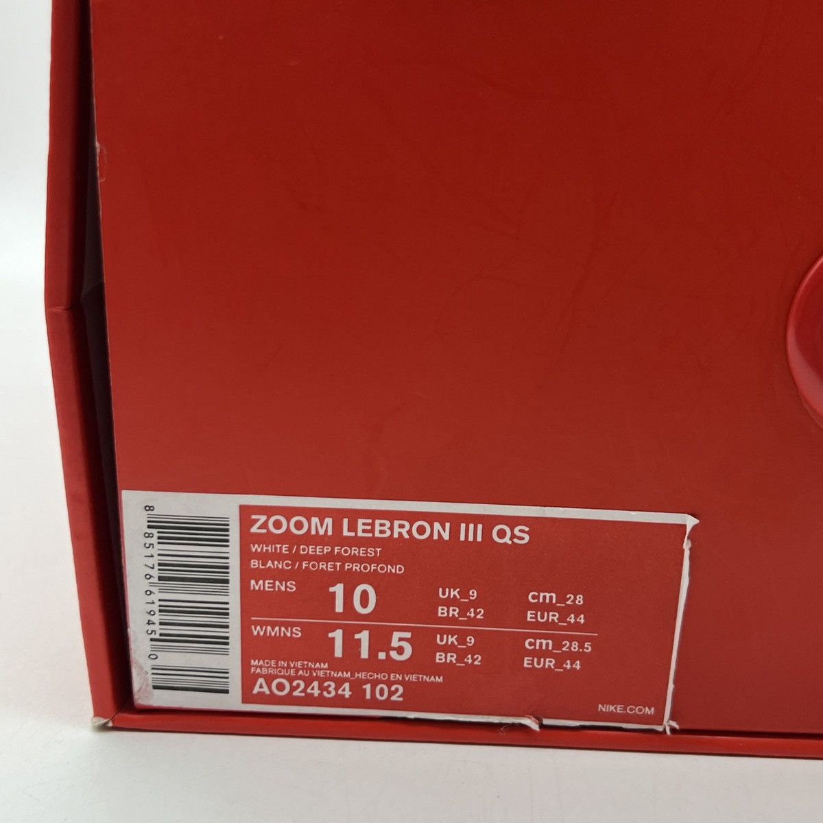 Nike Zoom Lebron 3 SVSM home Size US 10 / EU 43 - 6 Thumbnail