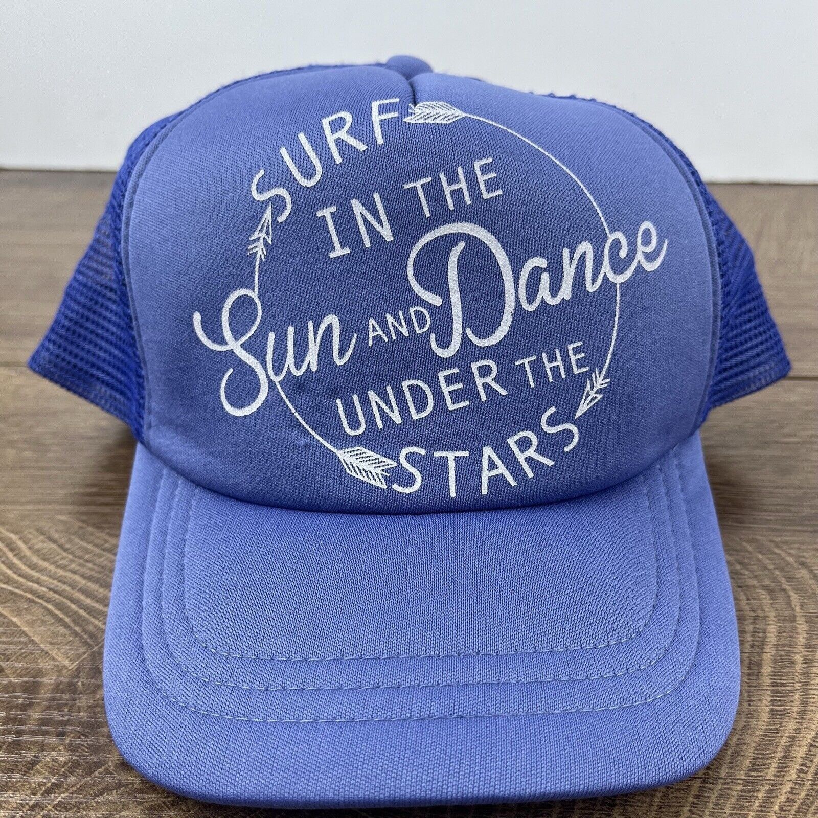 Other Surf in the Sun Hat Dance in the Rain Snapback Hat Blue Hat Size ONE SIZE - 3 Thumbnail