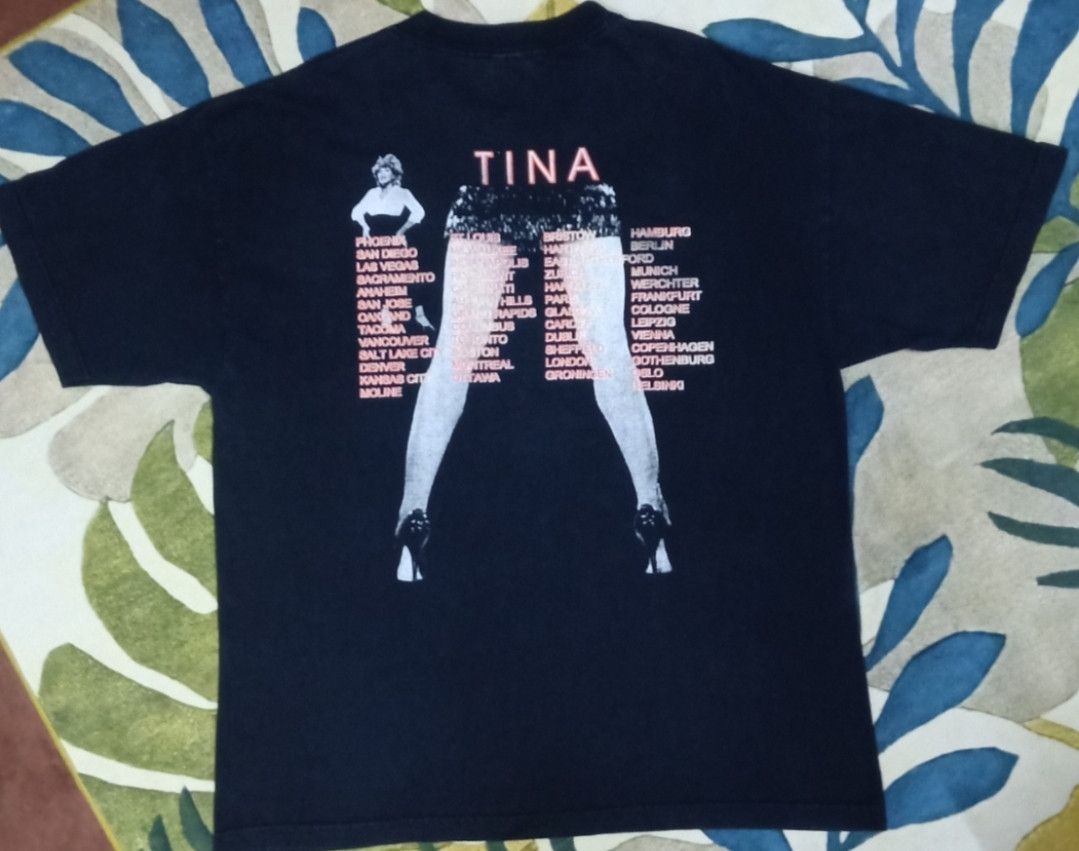 Band Tees Vintage Tina Turner Twenty Four Seven Tour T-shirt Size US XL / EU 56 / 4 - 13 Thumbnail