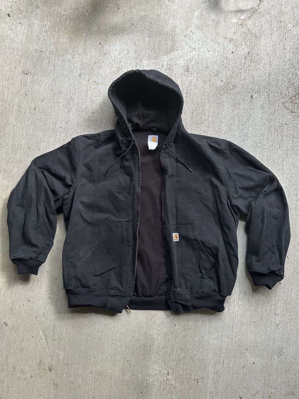 Carhartt 2010 Carhartt J131 Active Zip Hoodie Size US XL / EU 56 / 4 - 2 Thumbnail