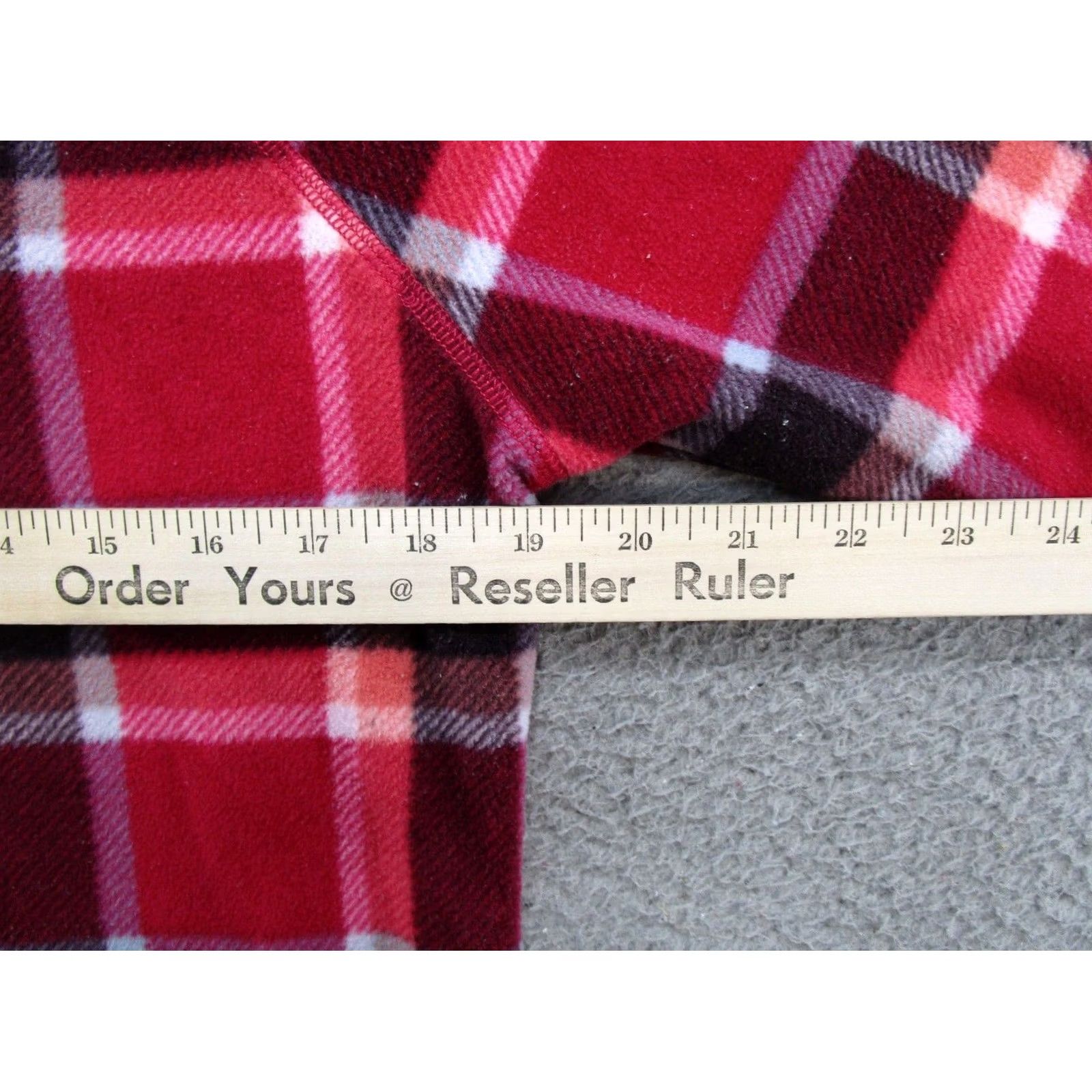 Eddie Bauer Eddie Bauer Lightweight Fleece Plaid Jacket Women's M Outdoors 1/4 Zip Multicolor Size M / US 6-8 / IT 42-44 - 5 Thumbnail