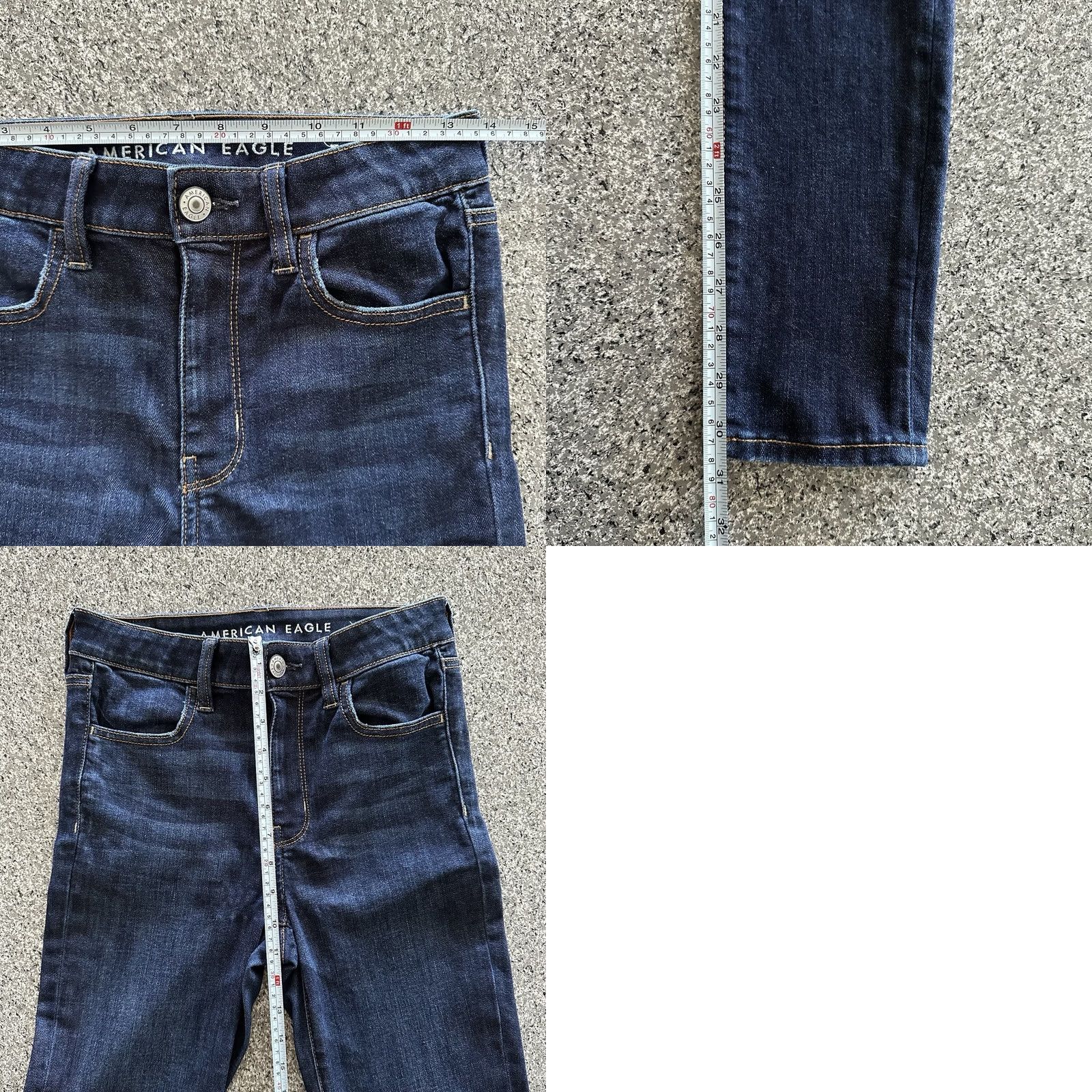 American Eagle Outfitters American Eagle Outfitters Jeans Shirt Womens 6 Regular High Rise Jegging 28x30 Blue Denim 5-Pocket Stretch Size 28" / US 6 / IT 42 - 8 Thumbnail