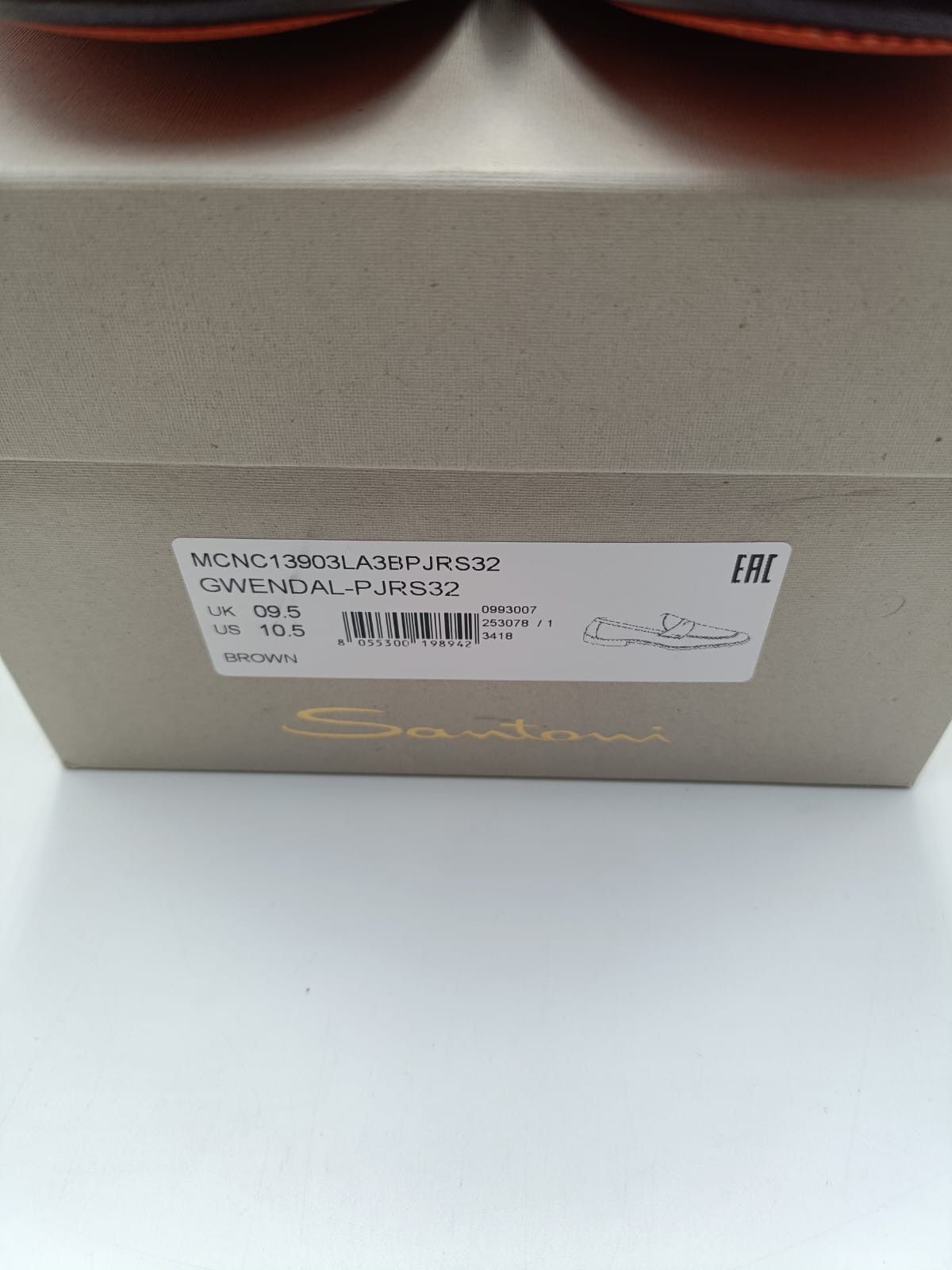 Santoni Santoni Brown Leather Loafers Size US 10.5 / EU 43-44 - 4 Thumbnail