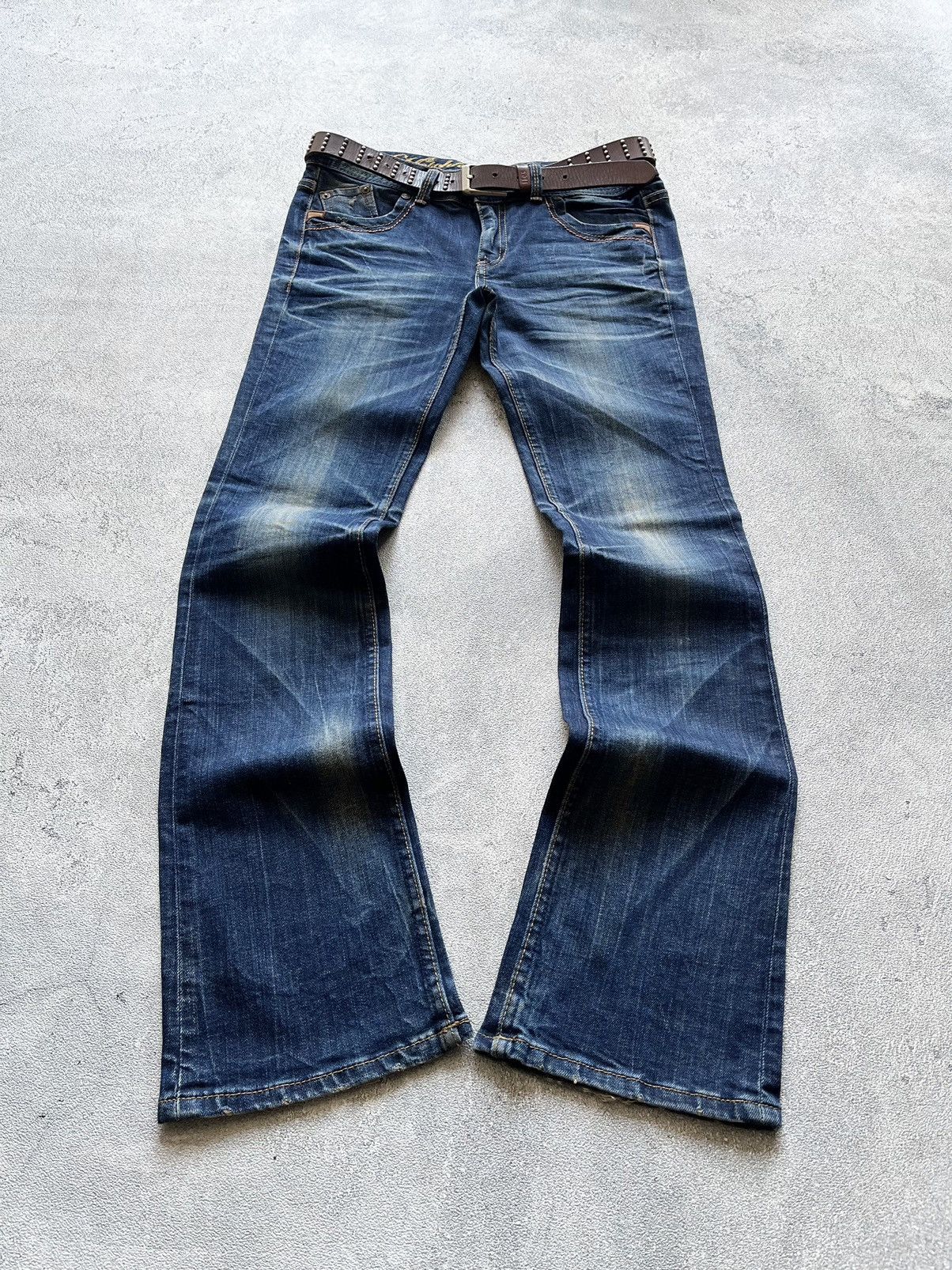 Tornado Mart 2000s Tornado Mart Tribal Flare Jeans | Grailed