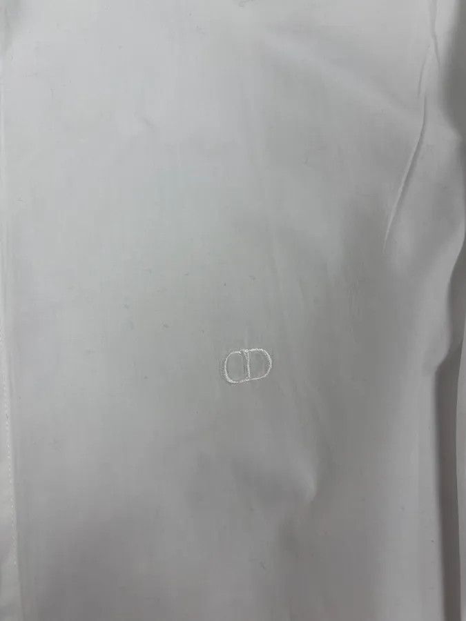 Dior Dior White Classy Uniform Shirt Size US M / EU 48-50 / 2 - 5 Thumbnail