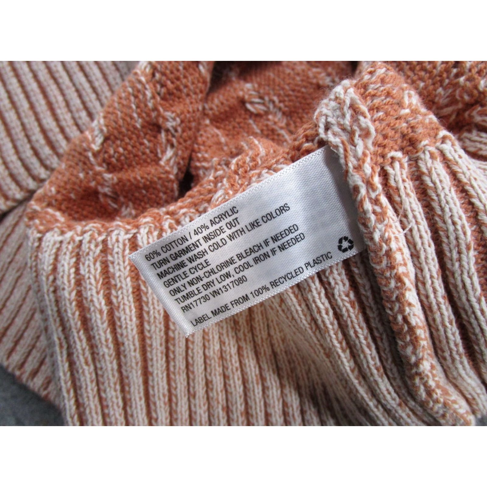 Vintage VINTAGE Knox Rose Geometric Knit Pullover Sweater Women's XS Mock Neck NEW Size XS / US 0-2 / IT 36-38 - 4 Thumbnail