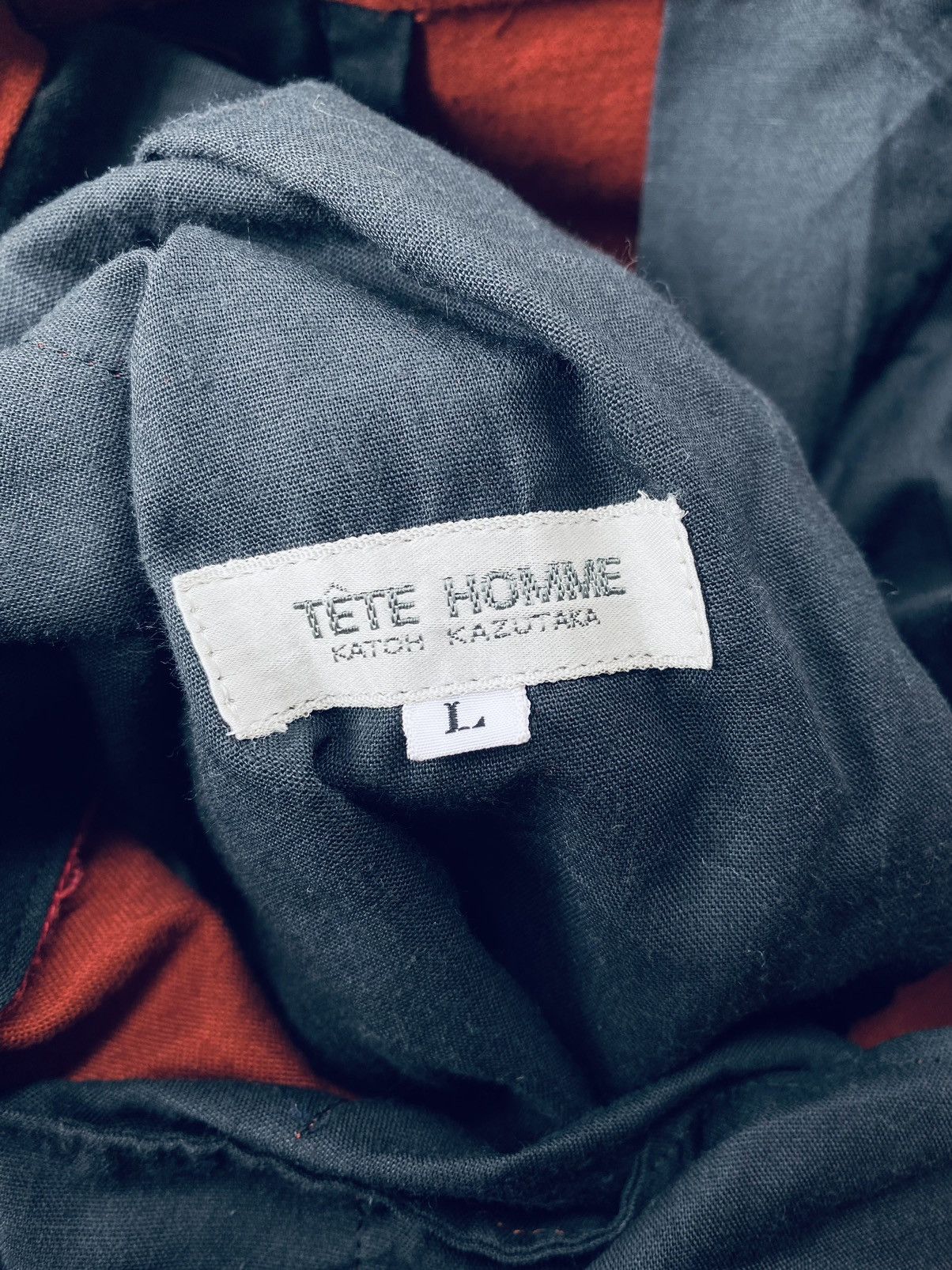 Tete Homme Vintage Tete Homme Issey Miyake Distressed Pants Size US 30 / EU 46 - 3 Thumbnail