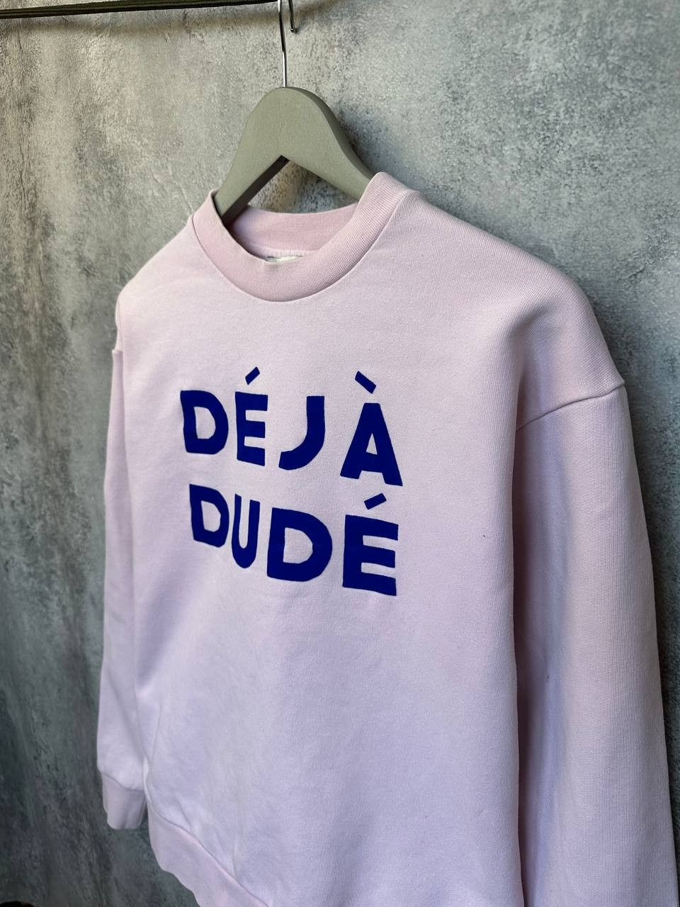 Japanese Brand Etre Cecile "Deja Dude" Sweatshirt Crew Neck Jumper Pink LS Size S / US 4 / IT 40 - 6 Thumbnail