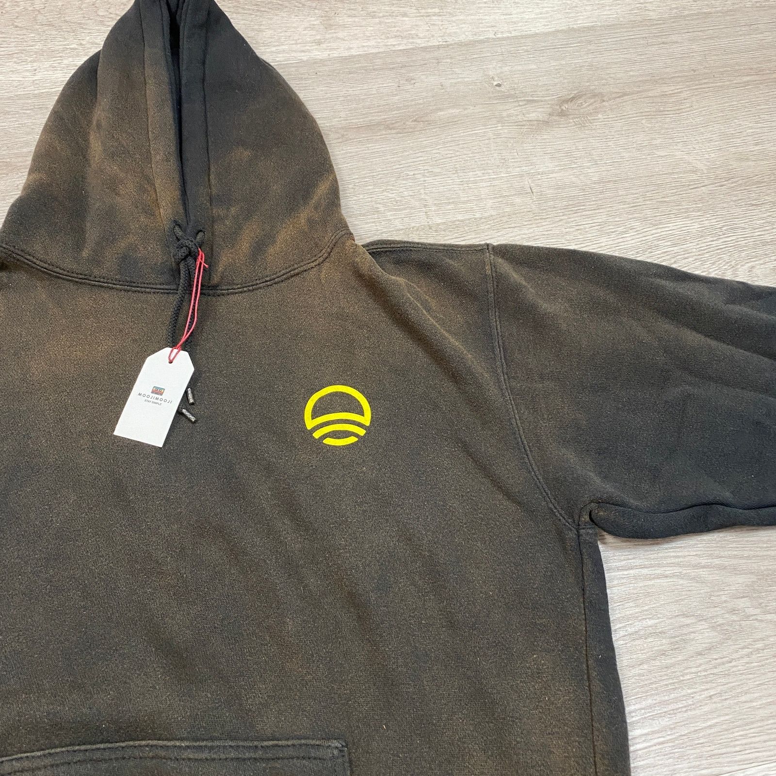 MOOJIMOOJIUS NWT Mooji Mooji Classic Aged Faded Hoodies Men's Medium Size US M / EU 48-50 / 2 - 2 Thumbnail