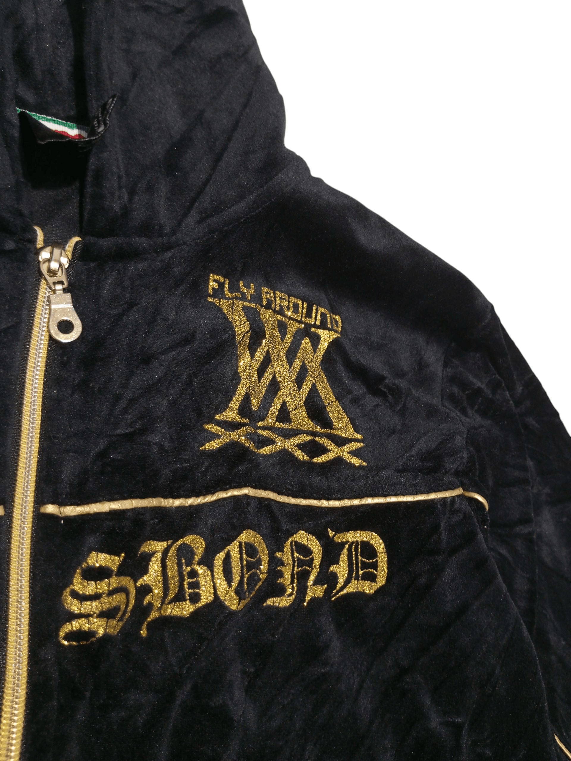 20471120 Clash ahead velvet hoodie Size US M / EU 48-50 / 2 - 6 Thumbnail