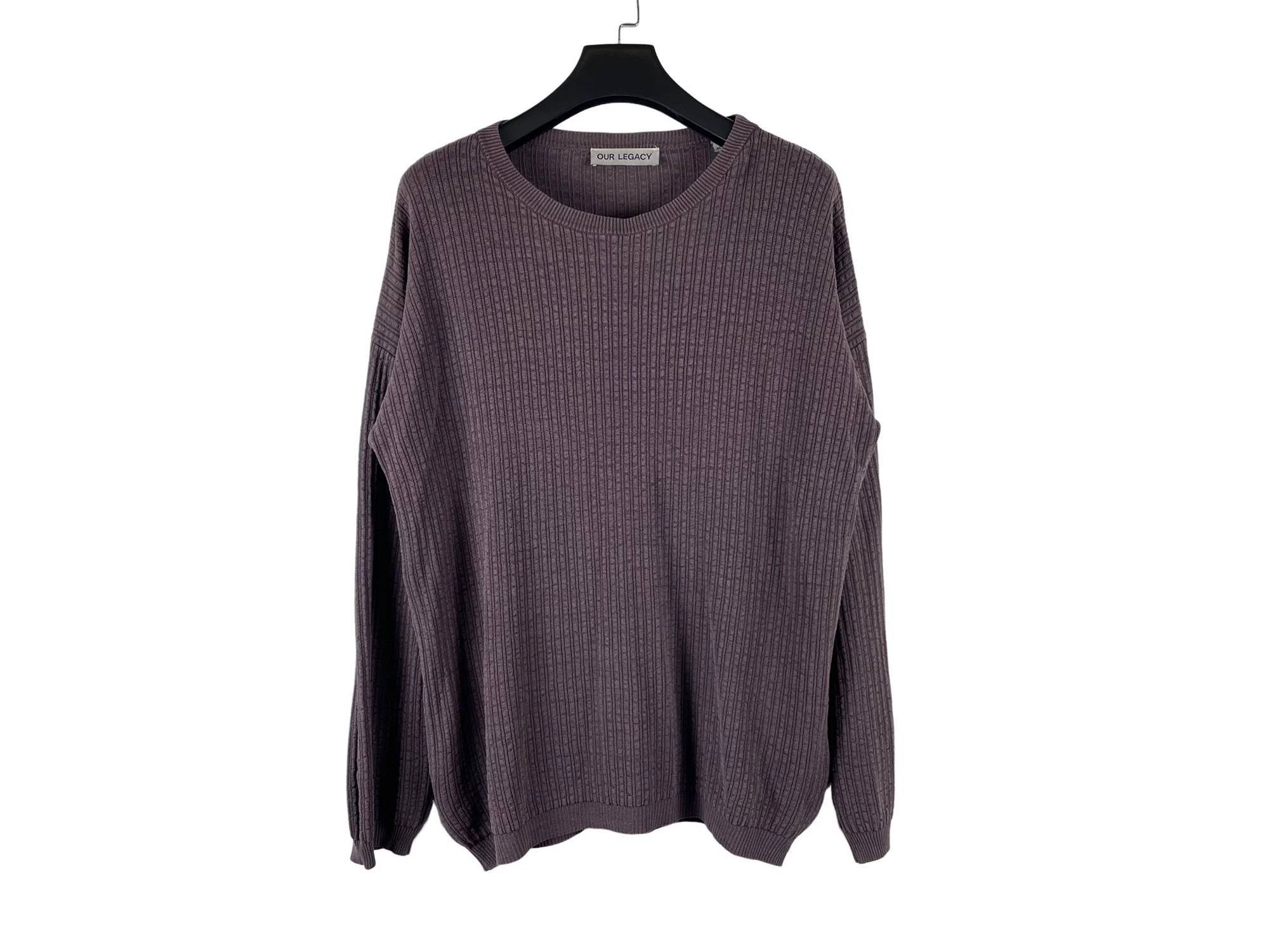 Our Legacy OUR LEGACY Popover Roundneck Striped Silk Blend Size US S / EU 44-46 / 1 - 1 Thumbnail