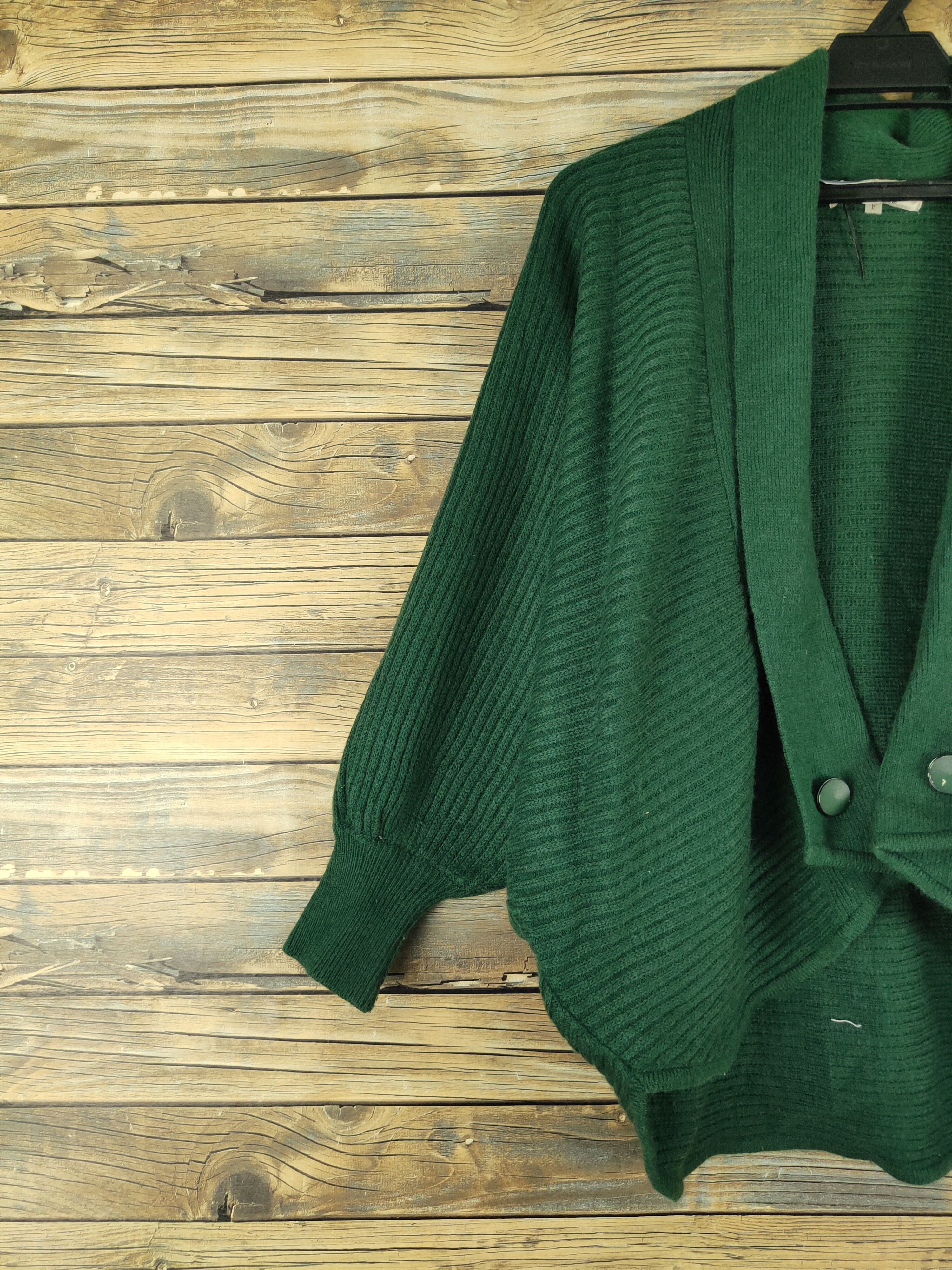 Vintage Gerbee vintage Green Knitwear Cardigan #W2108 Size M / US 6-8 / IT 42-44 - 3 Thumbnail