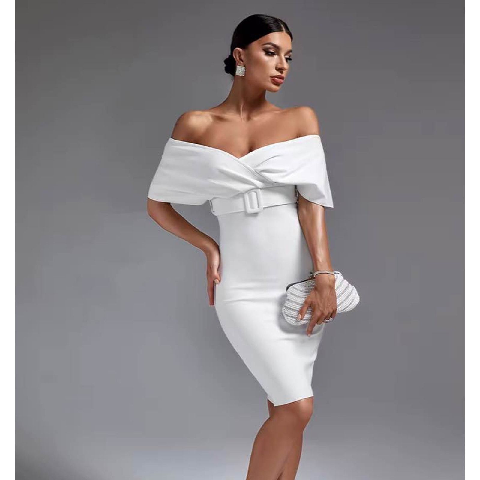 Other New White midi dress size XS Size XS / US 0-2 / IT 36-38 - 2 Thumbnail