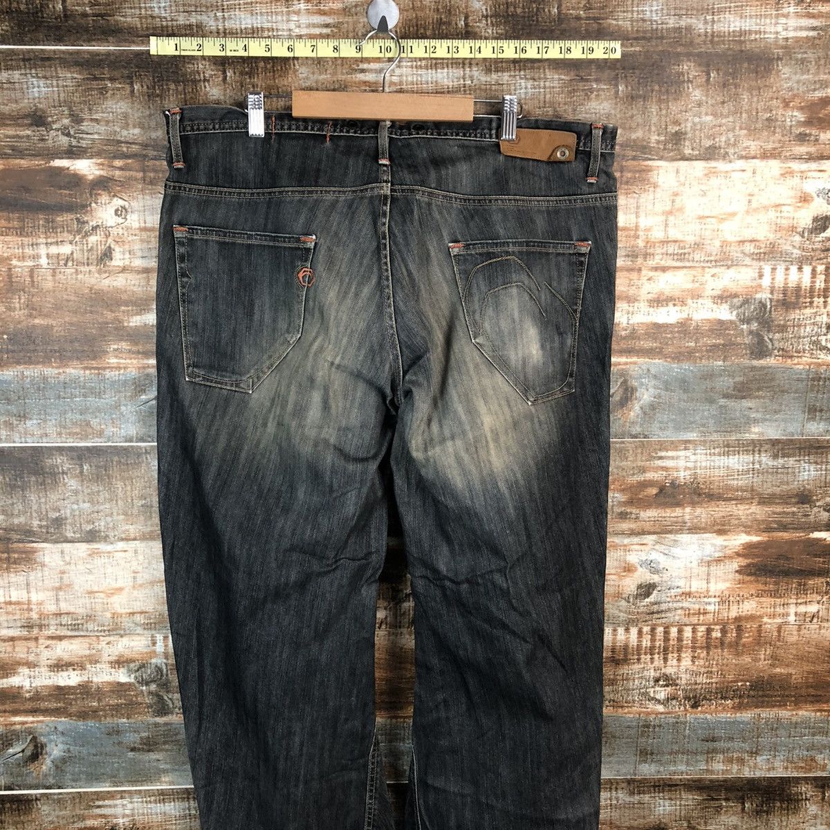 Edwin Edwin Black faded vintage Denim Pants #A1413 Size US 38 / EU 54 - 13 Thumbnail