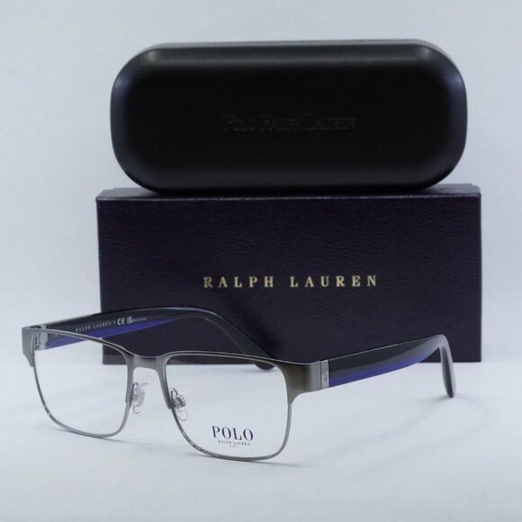 Polo Ralph Lauren Polo Ralph Laurent PH1219 9266 Eyeglasses Semishiny Gunmetal Size ONE SIZE - 9 Thumbnail