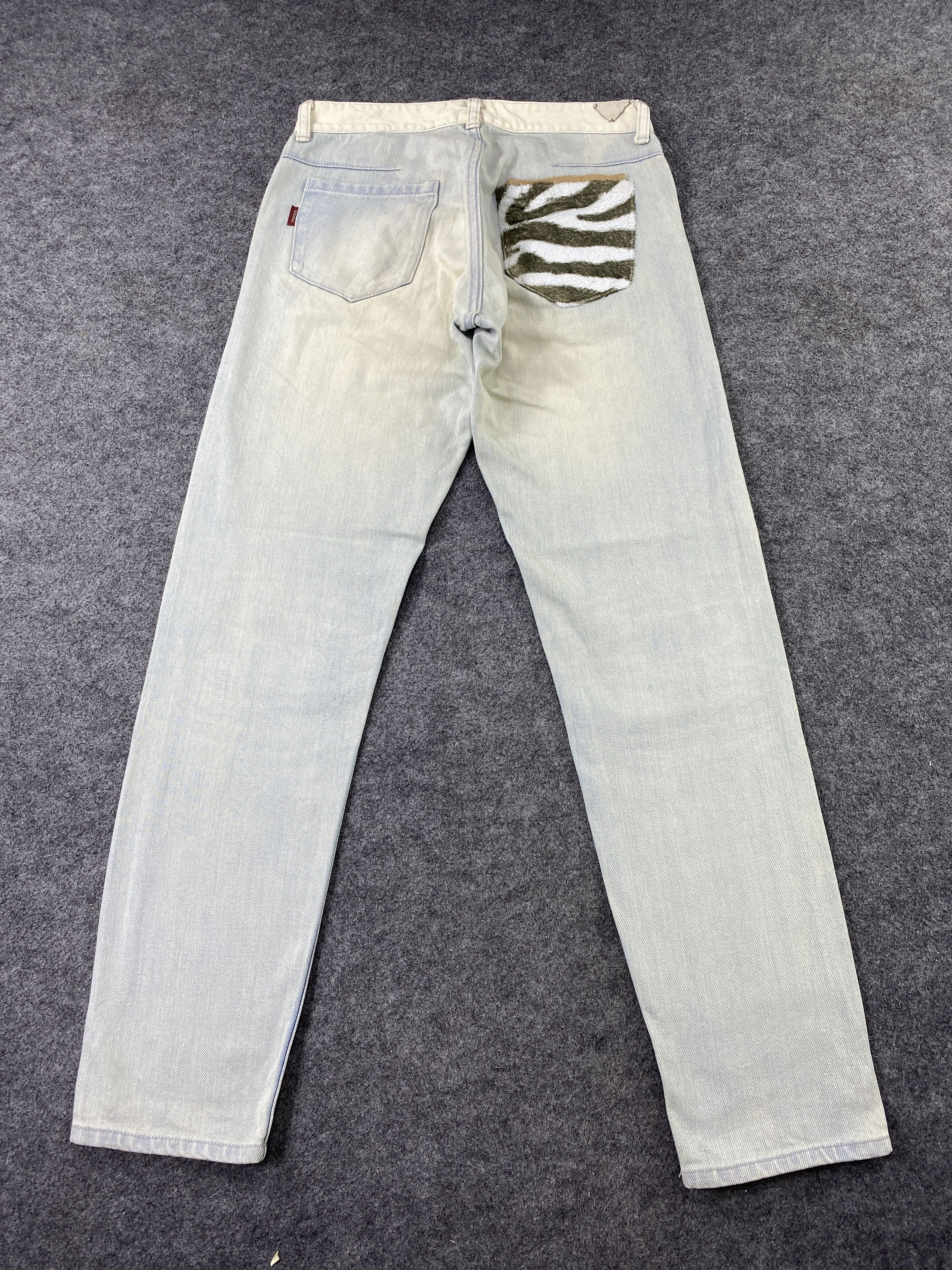 Japanese Brand Waffling Waffle Image+Create Artistic Jeans - J1126 Size US 30 / EU 46 - 4 Thumbnail