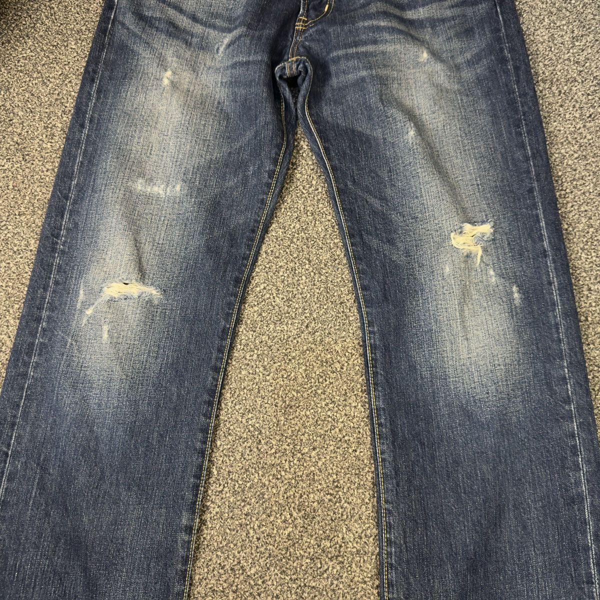 Undercover × Uniqlo Vintage 90s Japanese Uniqlo Original Basic Light Wash Denim Size US 33 - 4 Thumbnail