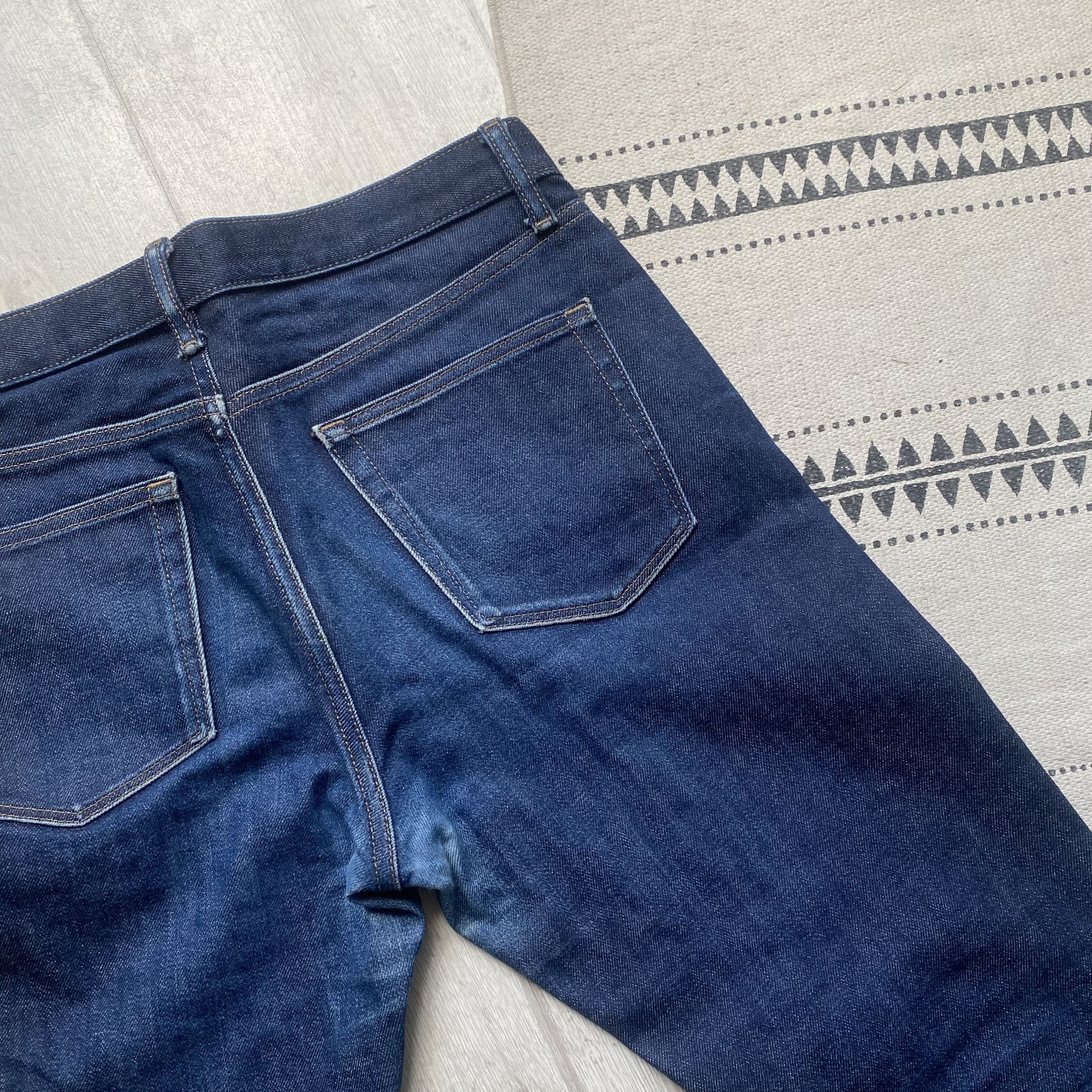 Uniqlo 👖 Japanese Selvedge Uniqlo jeans Faded denim Pants Slim Size US 31 - 10 Thumbnail
