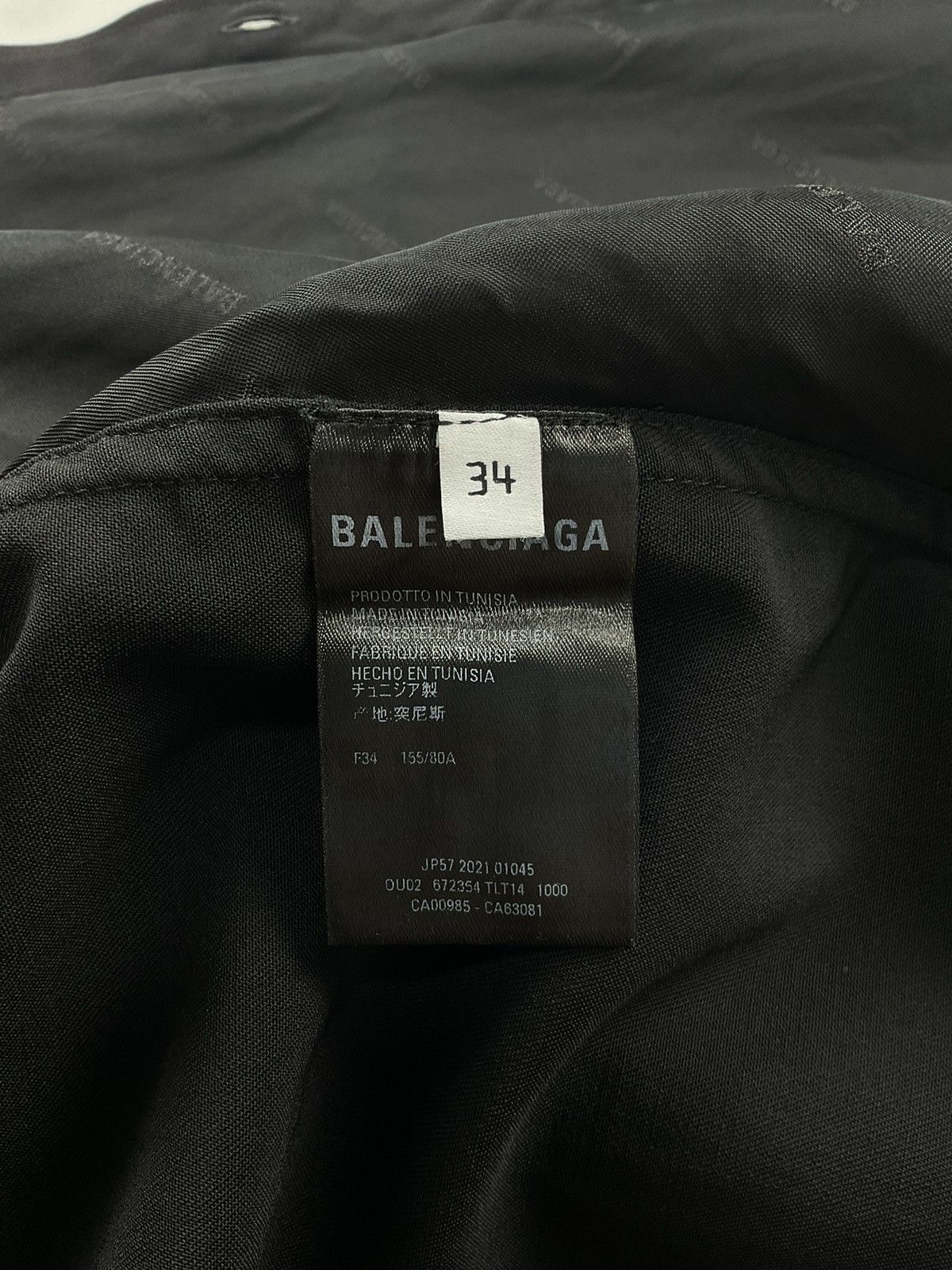Balenciaga Balenciaga Wool Shirt Size US L / EU 52-54 / 3 - 15 Thumbnail