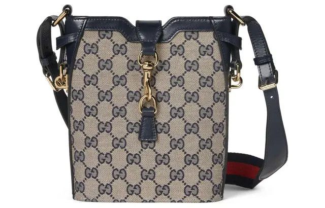 Gucci o1la5ras0526 Size: OS / Mini Bucket Shoulder Bag Blue/Beige Size ONE SIZE - 1 Preview
