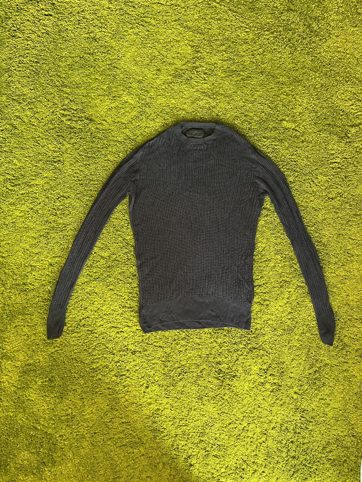 Allsaints × Designer AllSaints avant garde mesh longsleeve Size US S / EU 44-46 / 1 - 1 Thumbnail